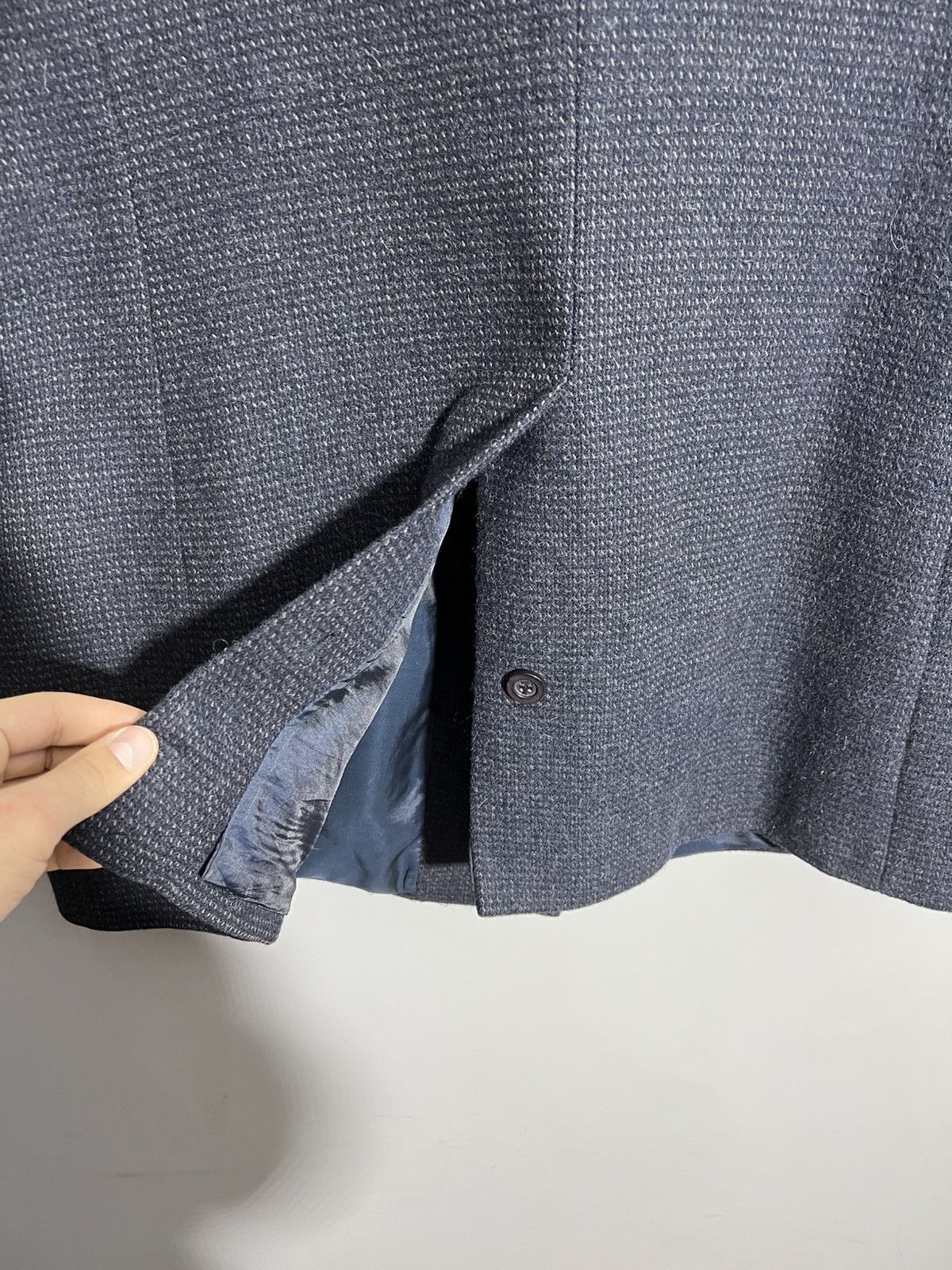 Valentino × Vintage Vintage Valentino Uomo Double-Breasted Wool Coat Jacket Size US L / EU 52-54 / 3 - 14 Thumbnail