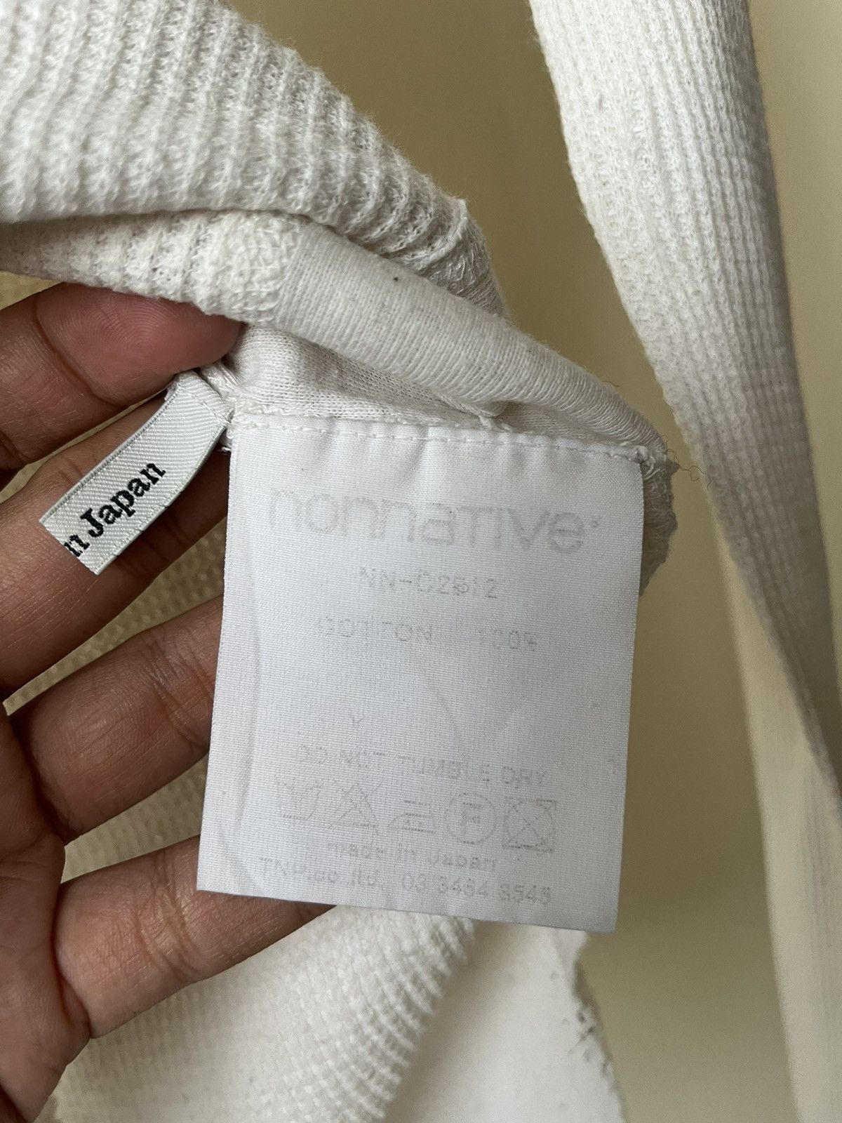 Nonnative Nonnative Waffle Thermal Asymmetrical Unisex Shirt Size S / US 4 / IT 40 - 6 Thumbnail