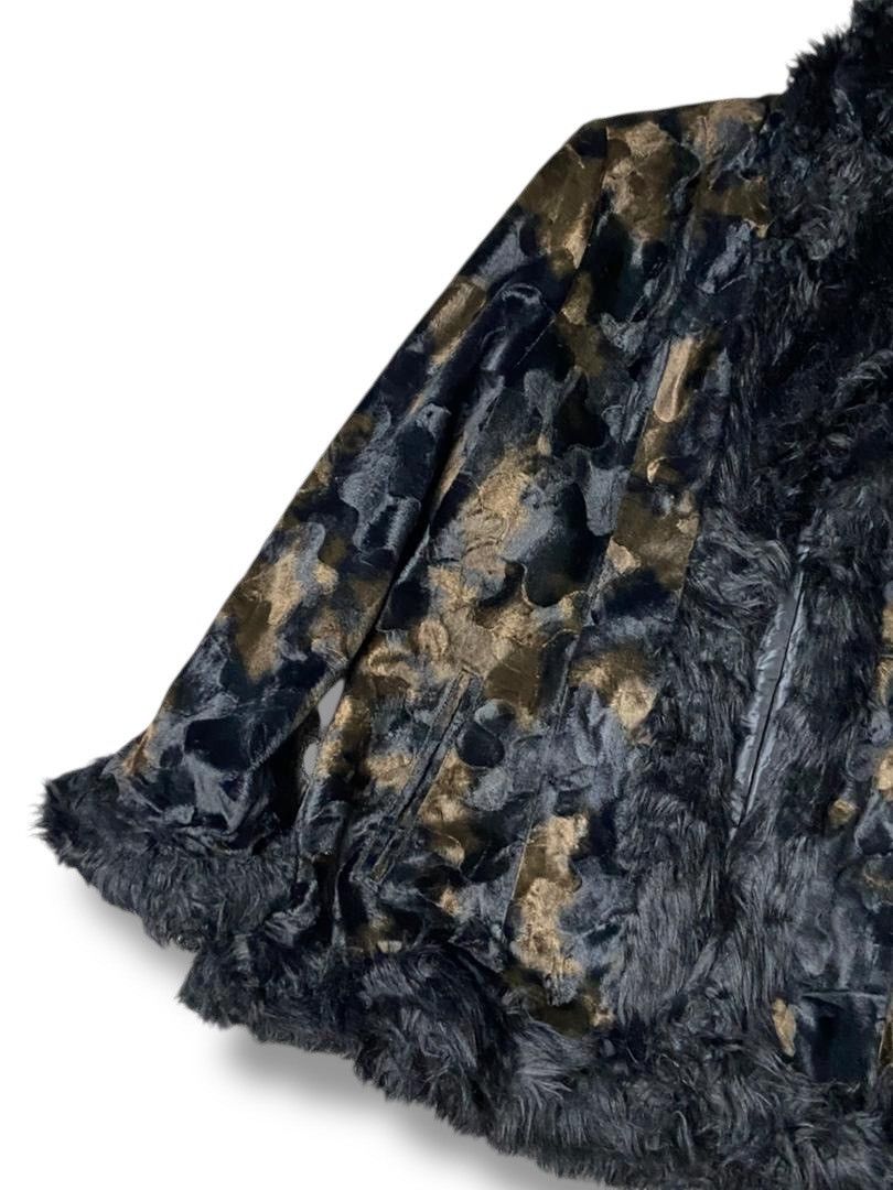 Japanese Brand Vintage PAECOBOO Faux Fur Jacket (137) Size US XXS / EU 40 - 5 Thumbnail