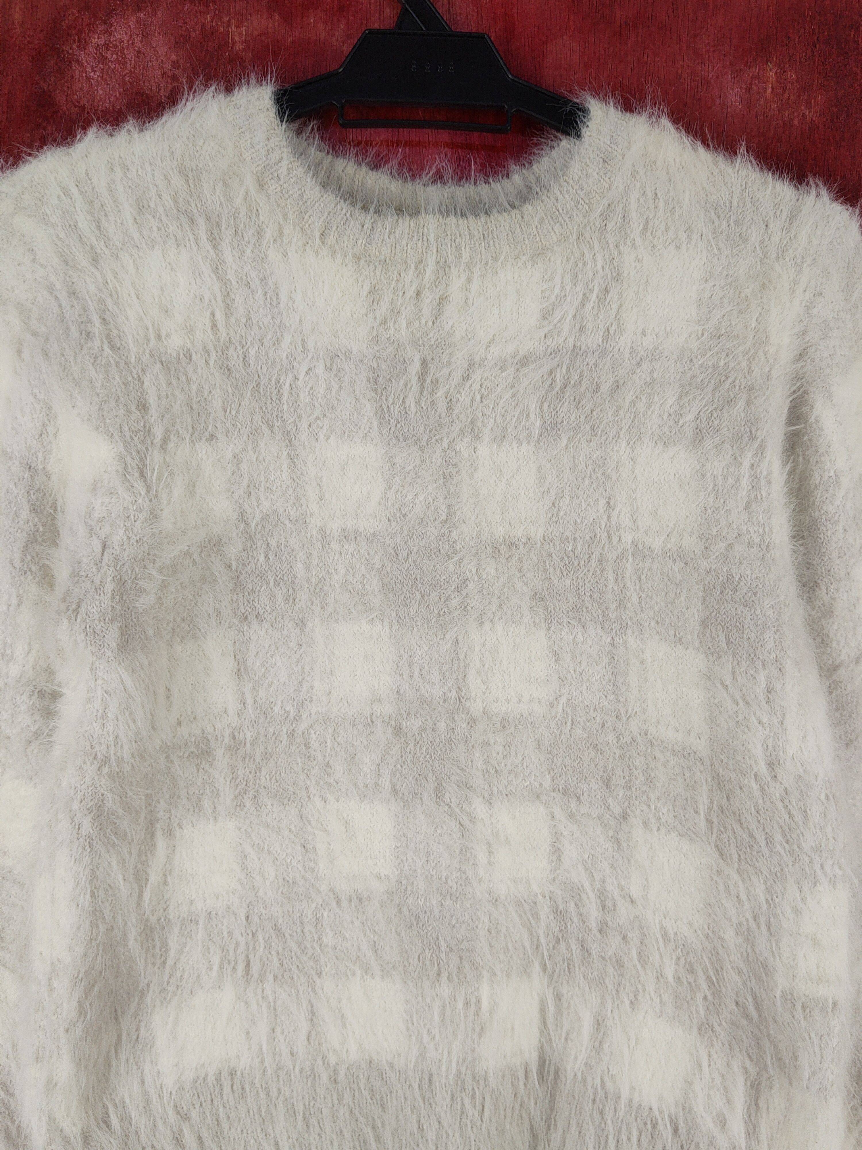 Homespun Knitwear × Japanese Brand × Vintage Archives Light Purple Shag Shaggy Fur Mohair Knitwear #S1997 Size M / US 6-8 / IT 42-44 - 2 Thumbnail