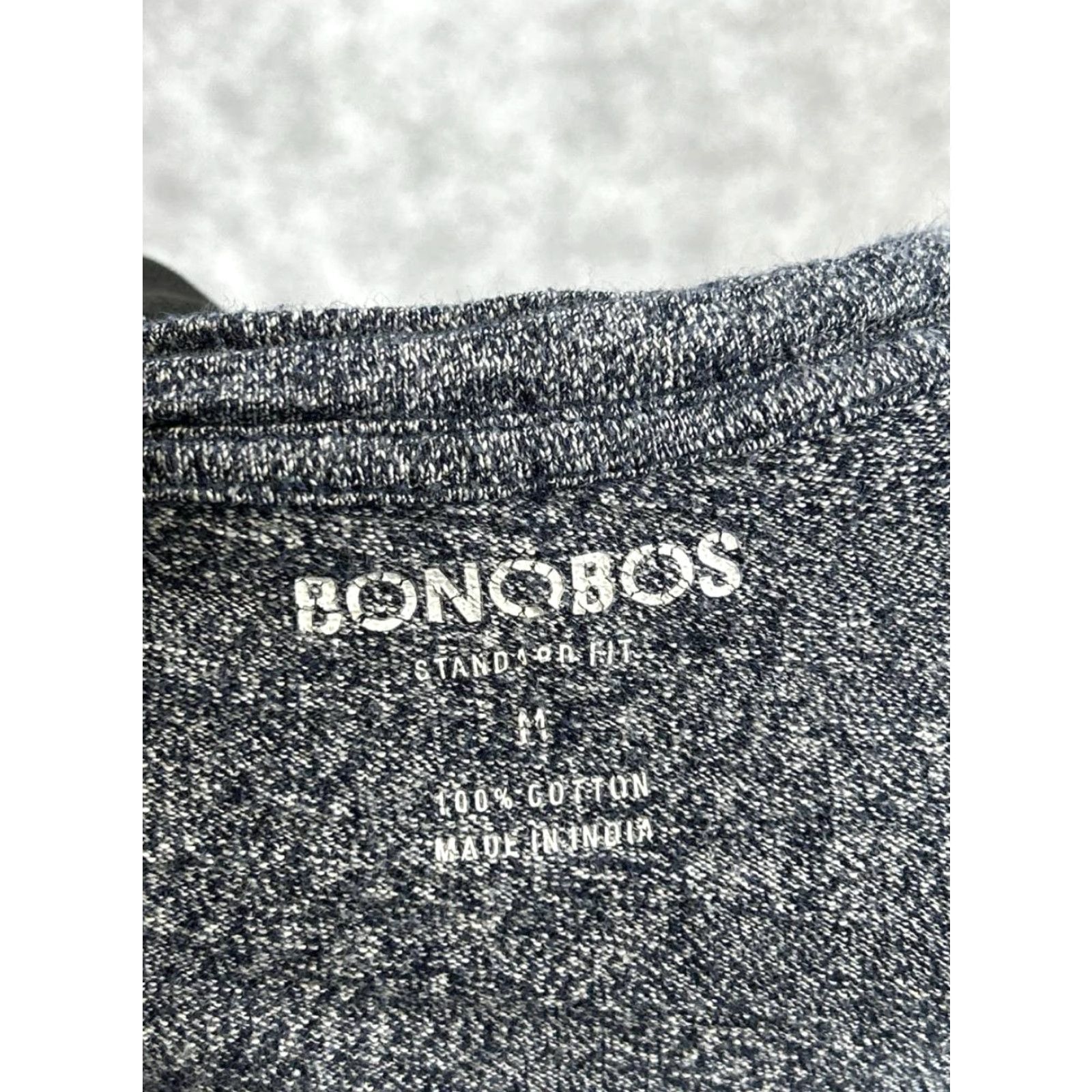 Bonobos Bonobos Shirt Mens Medium Gray Cotton Henley Knit Size US M / EU 48-50 / 2 - 4 Thumbnail
