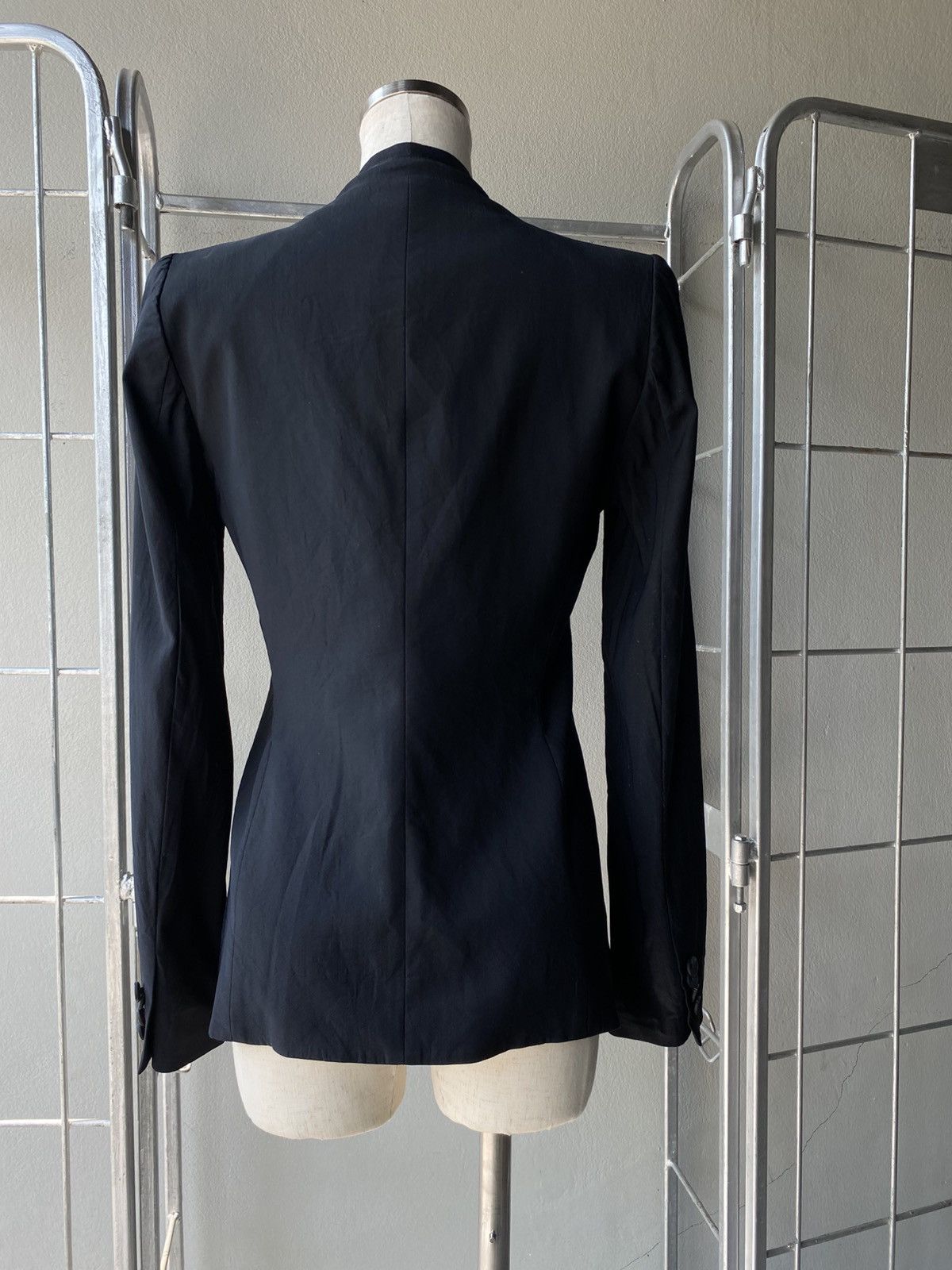 Helmut Lang HELMUT LANG New York Black Deep V-Neck Blazer Size XS / US 0-2 / IT 36-38 - 2 Thumbnail