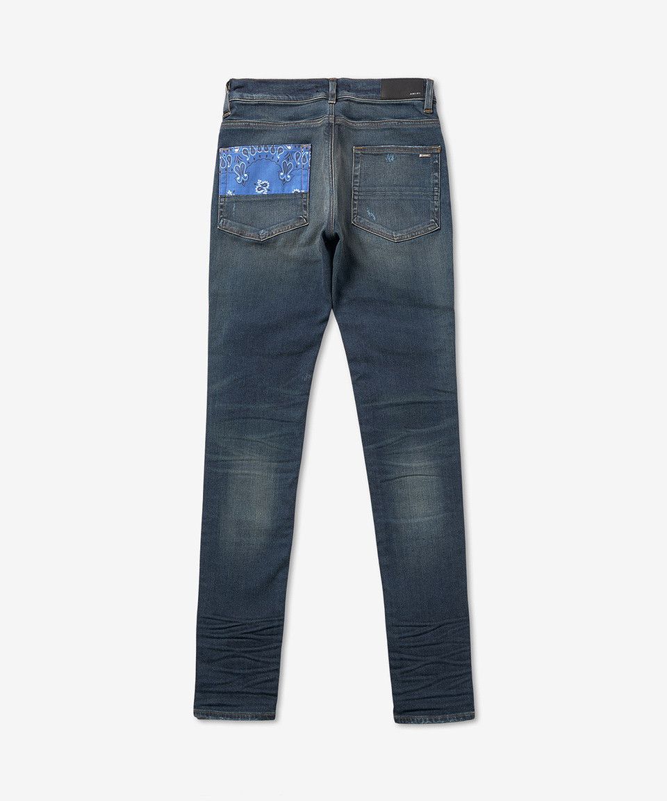 Amiri bandana art patch jeans Size US 34 / EU 50 - 2 Thumbnail