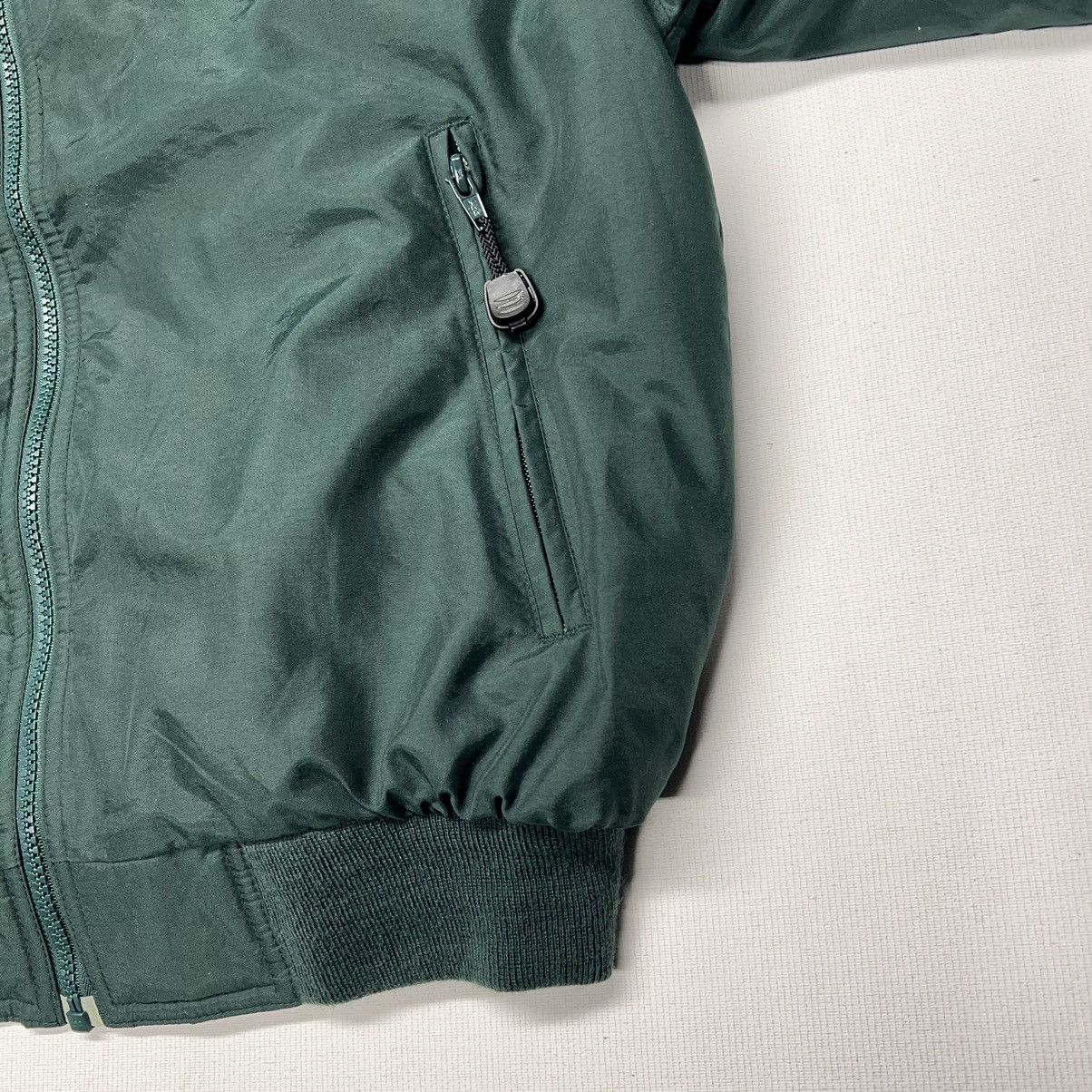Other Luna Pier Jacket Green Nylon Bomber Full Zip Fleece Lined Size US S / EU 44-46 / 1 - 6 Thumbnail