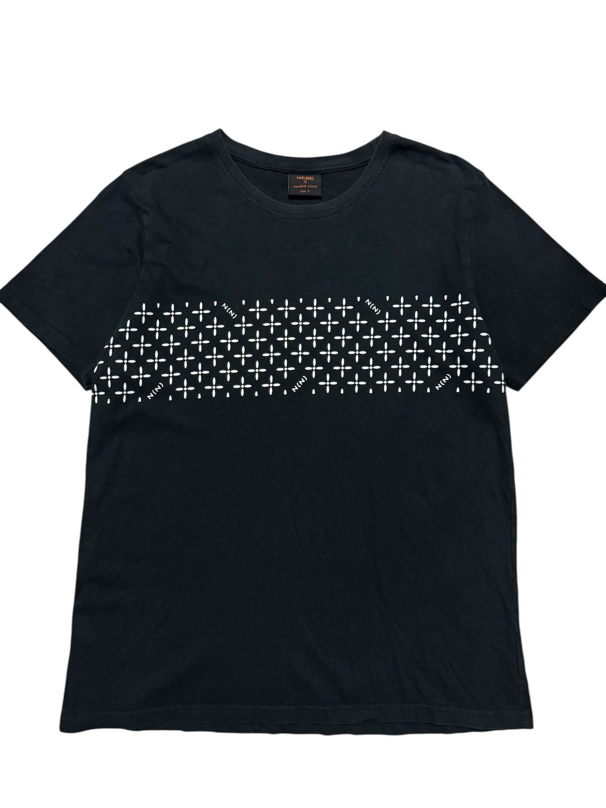 Number (N)ine NUMBER (N)INE X MALBORO ( N ) LOGO BLACK TSHIRT Size US M / EU 48-50 / 2 - 1 Thumbnail