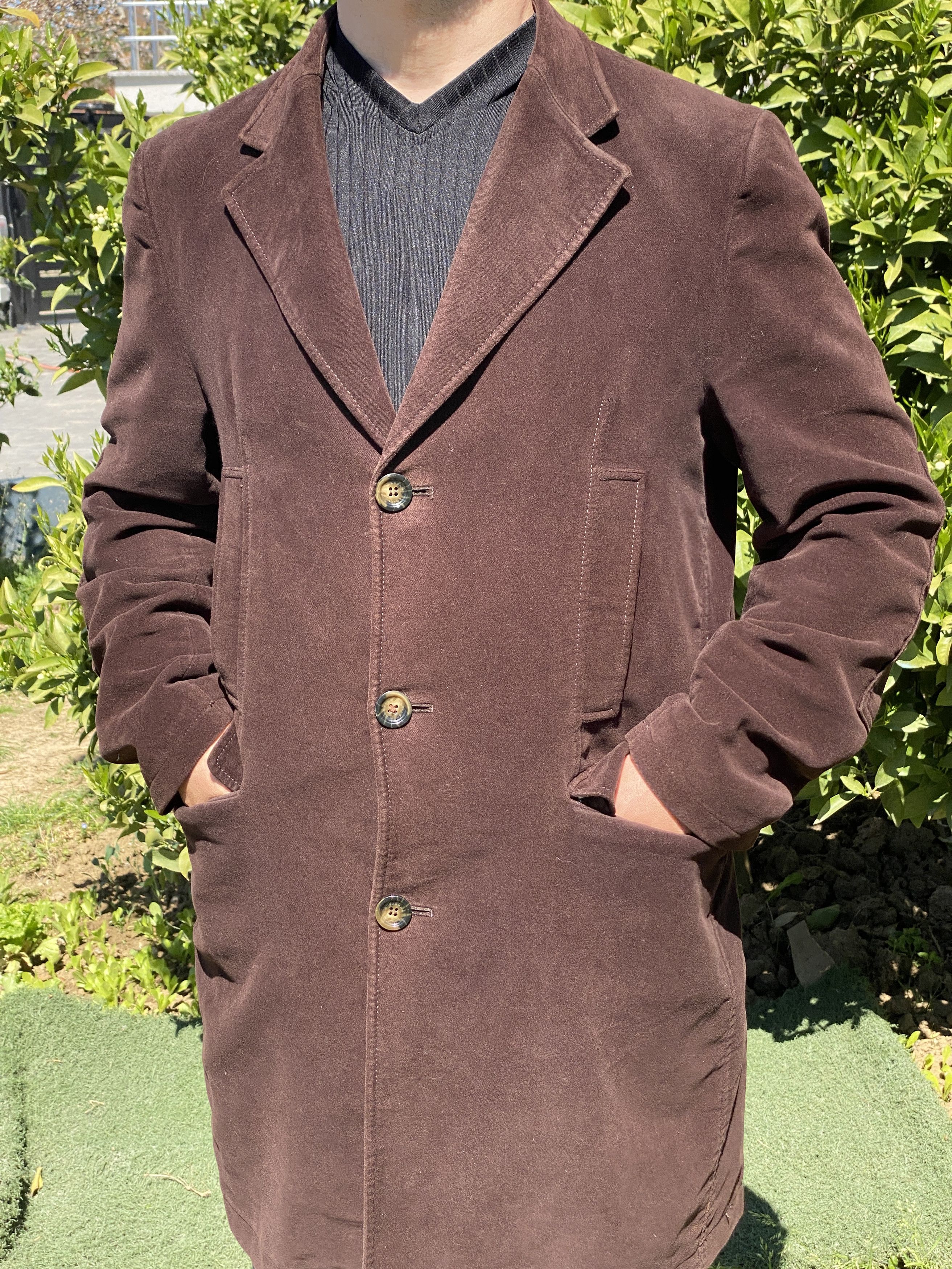 Burberry Burberry London Formal Trench Blazer Jacket Size L 52 Velvet Size US L / EU 52-54 / 3 - 13 Thumbnail