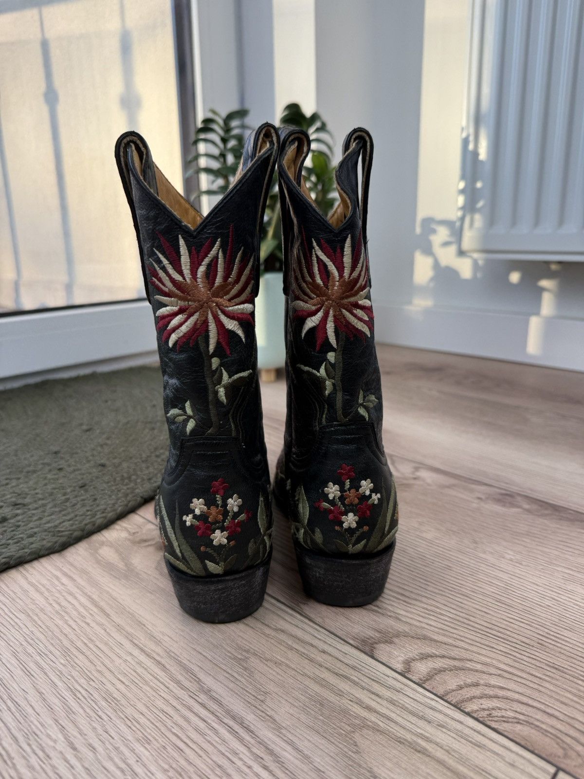 Cowboy Equipment × Mexicana × Vintage Grinders Mexican Leather Cowboy Boots Size US 5 / EU 37 - 6 Thumbnail