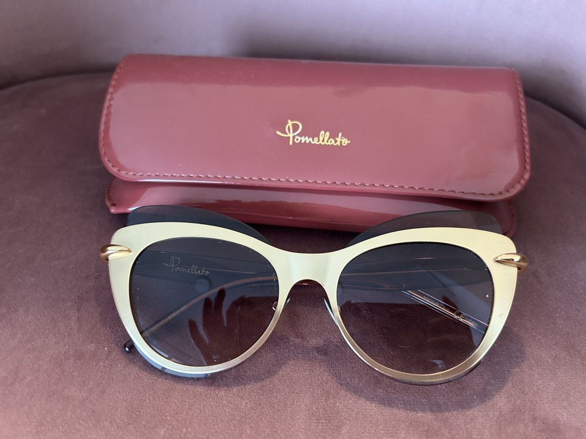 Pomellato Gold Sunglasses Size ONE SIZE - 3 Thumbnail