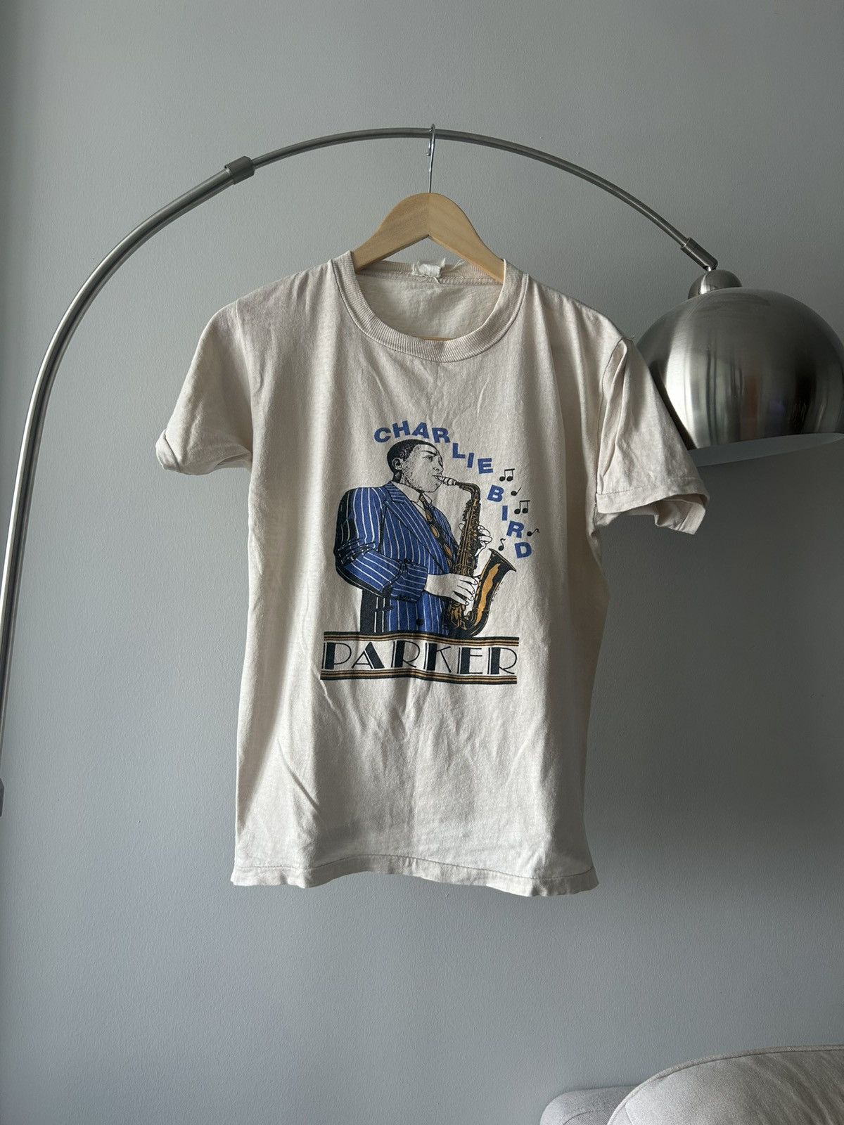 Vintage Charlie Parker Vintage T Shirt 80s Size US L / EU 52-54 / 3 - 1 Thumbnail