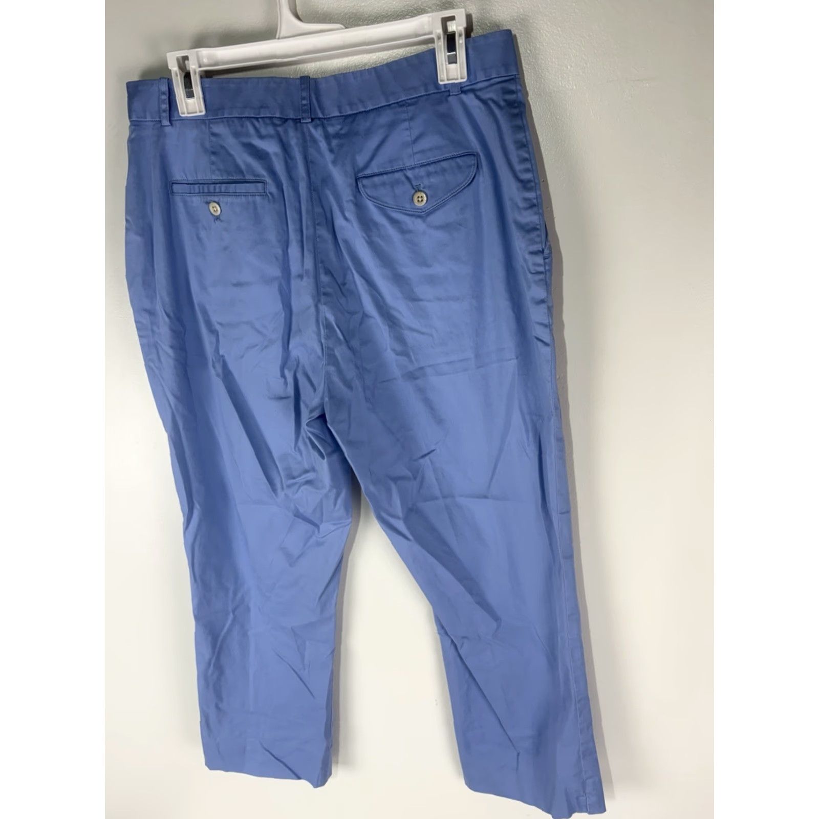 Ralph Lauren VINTAGE Ralph Lauren Golf Pants Womens Size 12 Cropped Twill Blue Casual Sports Size 34" / US 12 / IT 48 - 4 Thumbnail