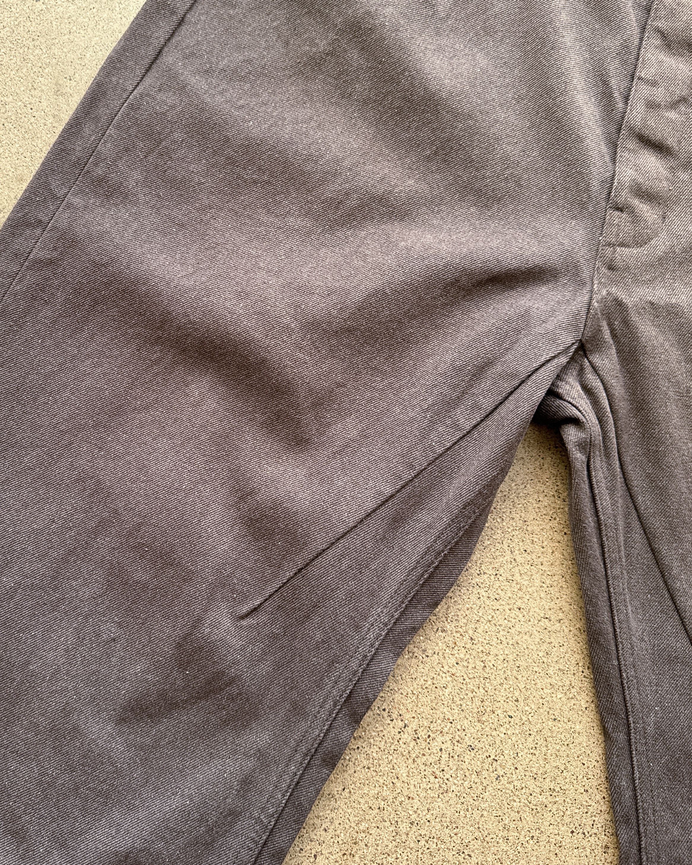 Rick Owens Rick Owens Ash Brown Geth Jeans FW 2025 Concordians Wide Leg Size US 36 / EU 52 - 3 Thumbnail