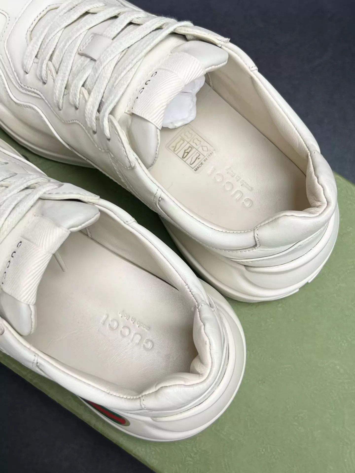 Gucci GUCCI Rhyton White 36 EU 1-5 Uses Original Box Size US 5.5 / IT 35.5 - 4 Thumbnail