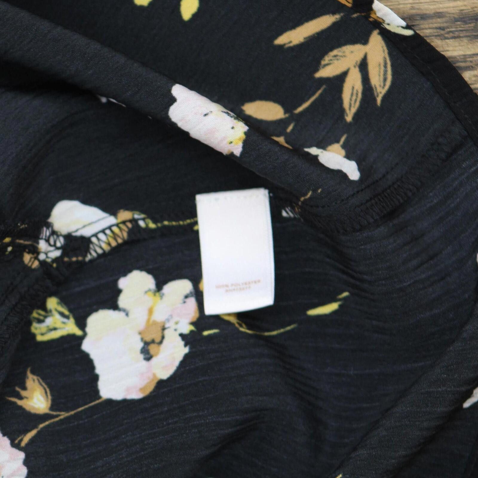 Designer NEW LC Lauren Conrad Sleeve Sleeve Blouse Shirt Top Black M Size M / US 6-8 / IT 42-44 - 4 Thumbnail