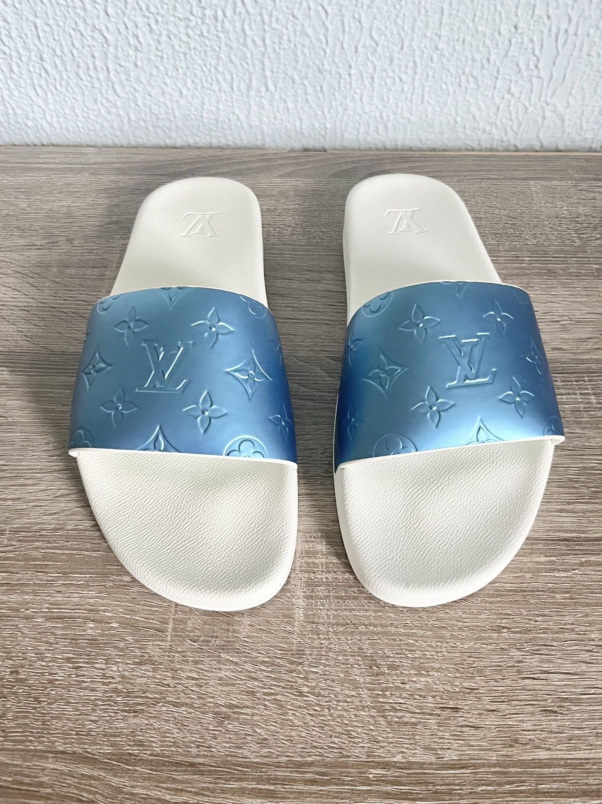 Louis Vuitton Louis Vuitton Waterfront Monogram Slides | Grailed