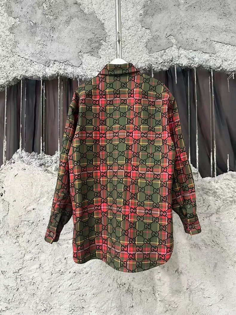 Gucci Gucci Logo Print Jacket Shirt-2505 Size US L / EU 52-54 / 3 - 2 Thumbnail