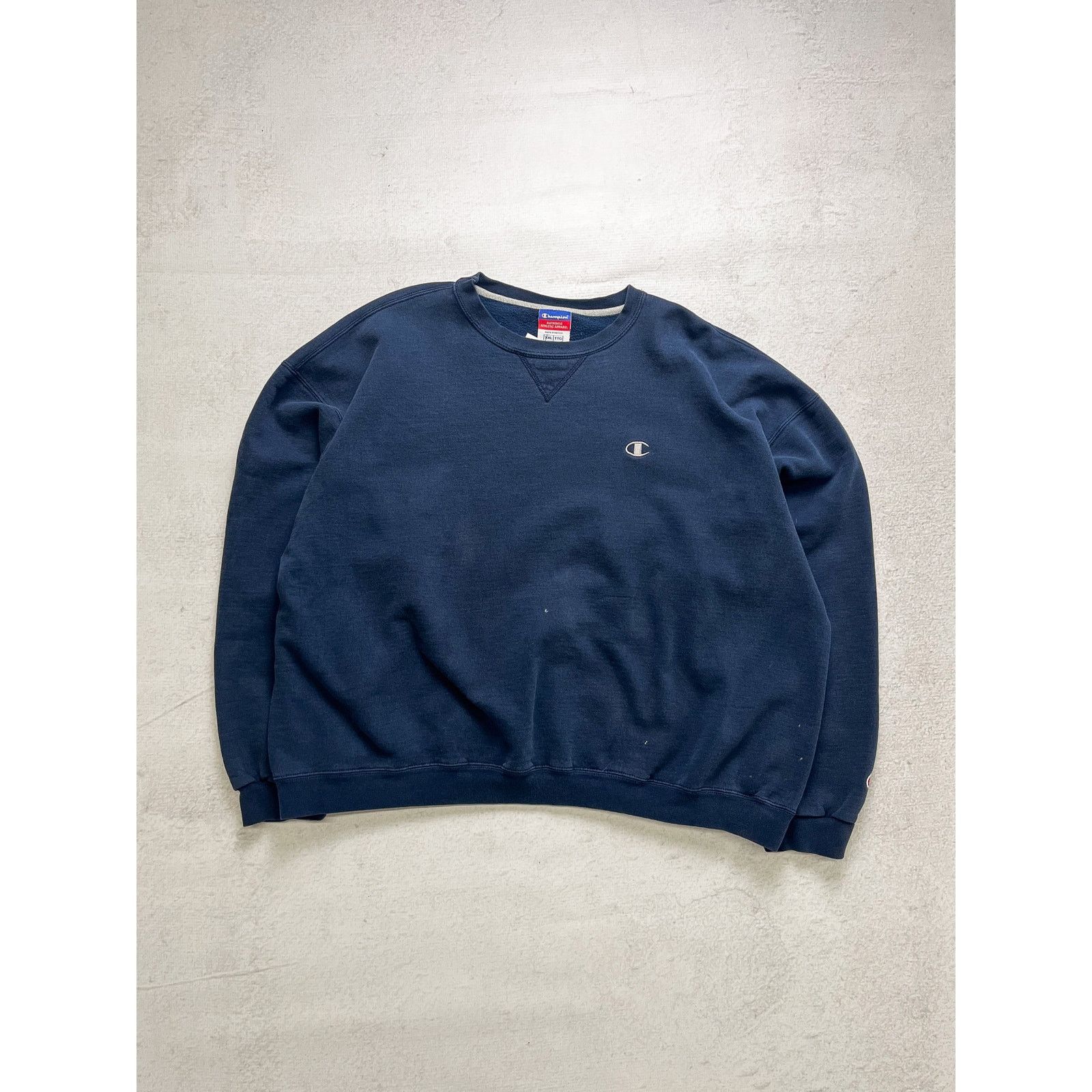Champion Vintage 90s Champion Blue Crewneck Sweatshirt - Men's 2XL Size US XXL / EU 58 / 5 - 1 Thumbnail
