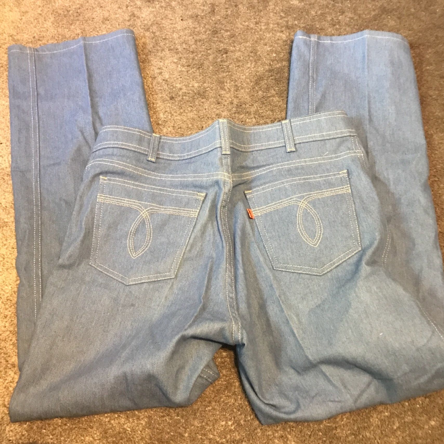 Levi's VINTAGE Levi's 43415 4514 Men's Straight Blue Jeans 33x30 80s Regular Blue Mens Jeans 80s Size US 33 - 3 Thumbnail