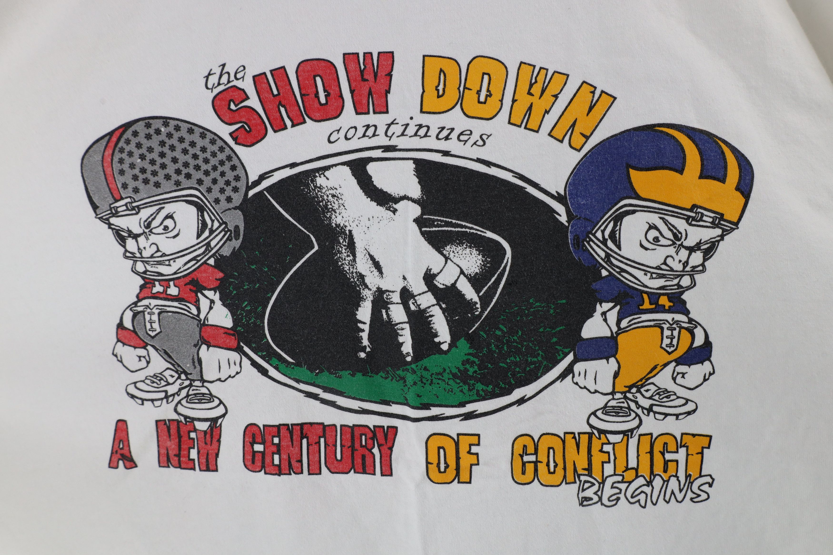 Vintage Vintage Ohio State vs University Michigan Football T-Shirt Size US XXL / EU 58 / 5 - 4 Thumbnail