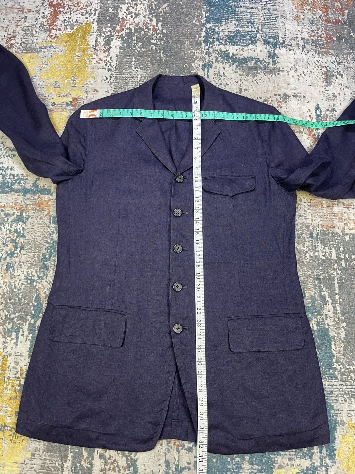 Y's for Men Yohji Yamamoto A/W 2016 Y’s For Men Indigo Hemp Jacket Size US M / EU 48-50 / 2 - 11 Thumbnail