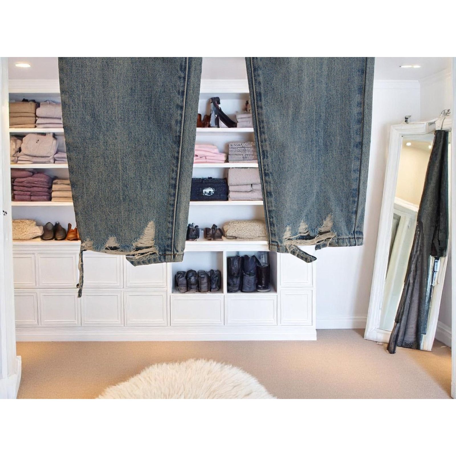 BLANKNYC NWT - Blank NYC Madison Crop High Rise Distress Jeans 27 Size 27" / US 4 / IT 40 - 7 Thumbnail