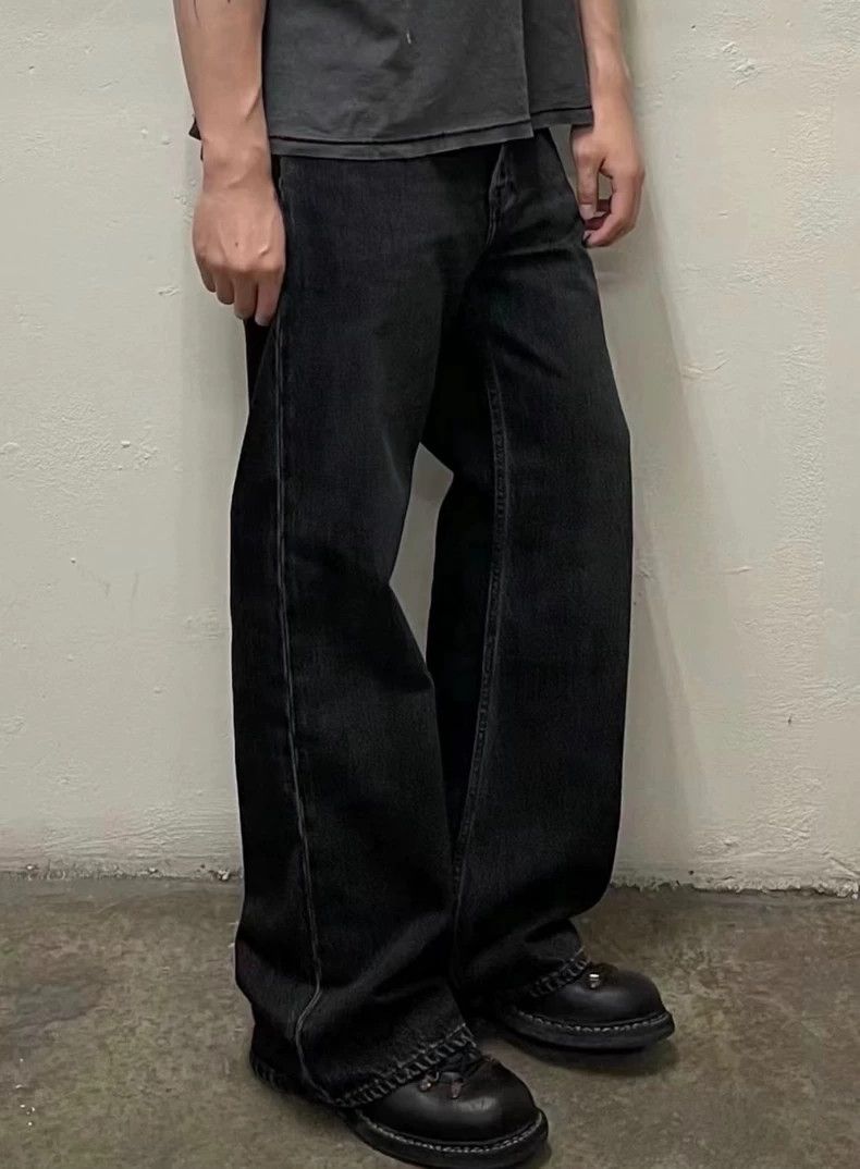Acne Studios acne studios Washed black flared jeans 2505-Nextarrow Size US 32 / EU 48 - 4 Thumbnail