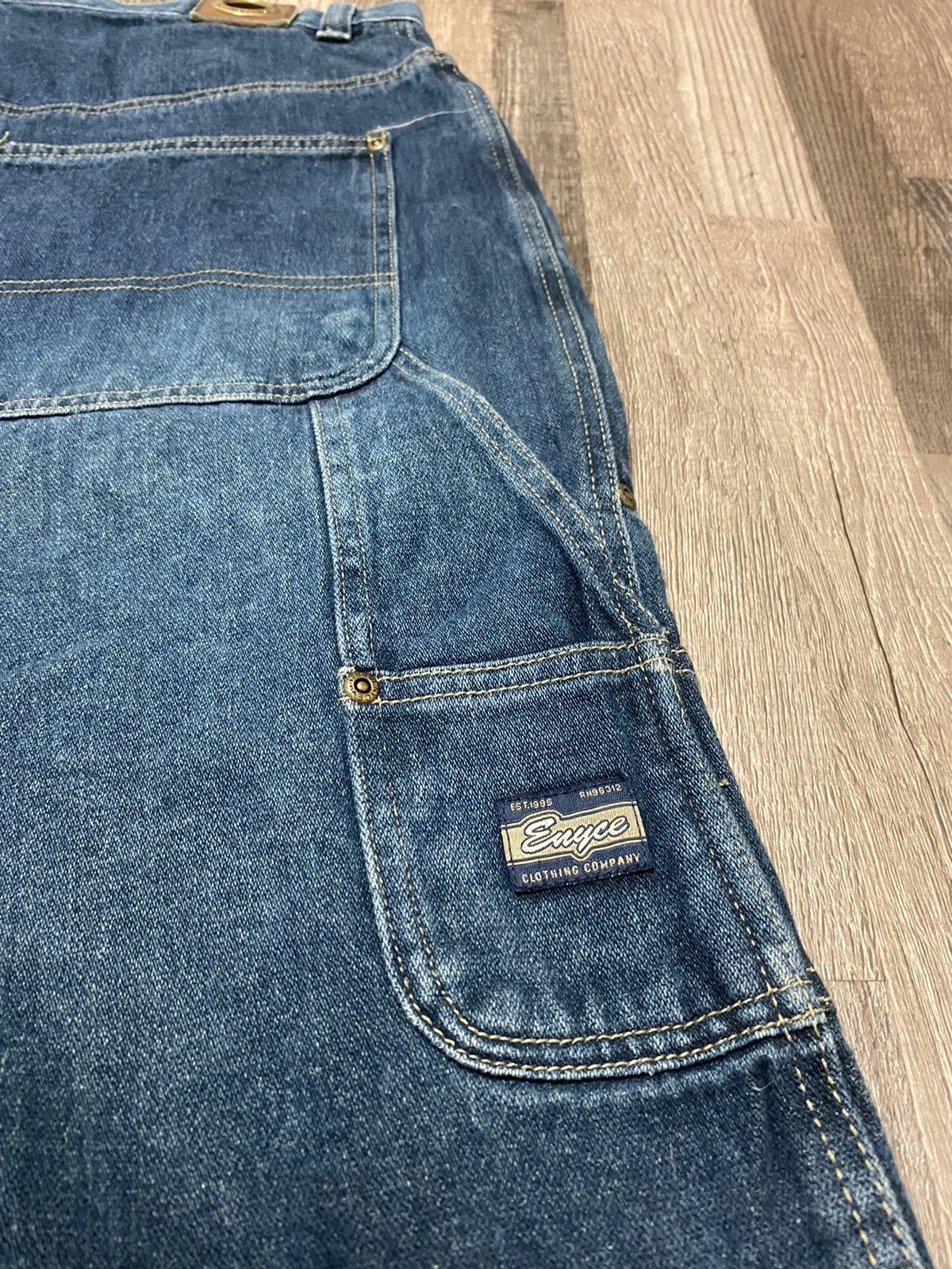 Enyce Vintage Y2K Baggy Enyce Jorts Denim Jean Shorts Carpenter Size US 36 / EU 52 - 10 Thumbnail