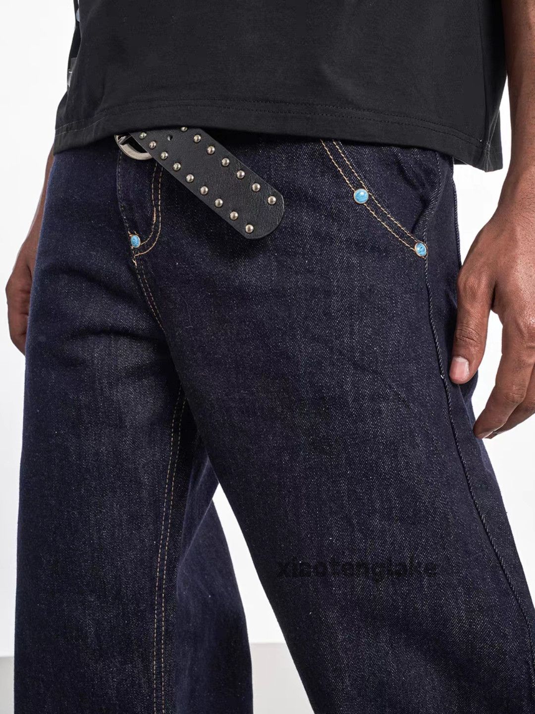 Vintage Custom unisex utility loose baggy skate hiphop jeans Size US 28 / EU 44 - 3 Thumbnail