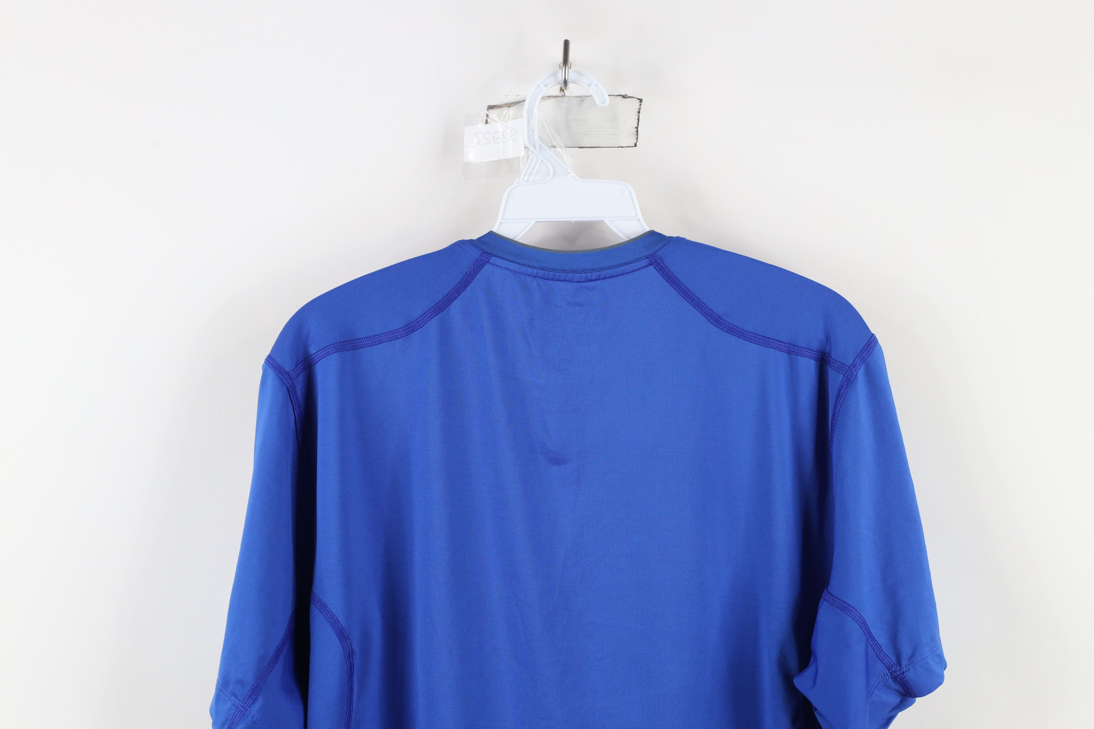 Nike × Vintage Nike Pro Combat Compression Gym Training T-Shirt Royal Blue Size US L / EU 52-54 / 3 - 13 Thumbnail