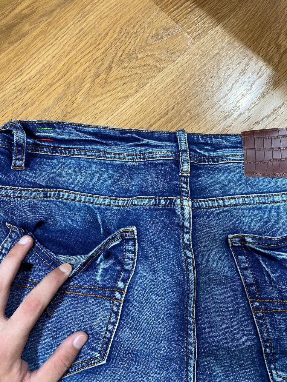 Diesel × Vintage BAGGY DENIM Diesel Pants Mom Jeans Blue Vintage Y2k Style Size US 33 - 3 Thumbnail