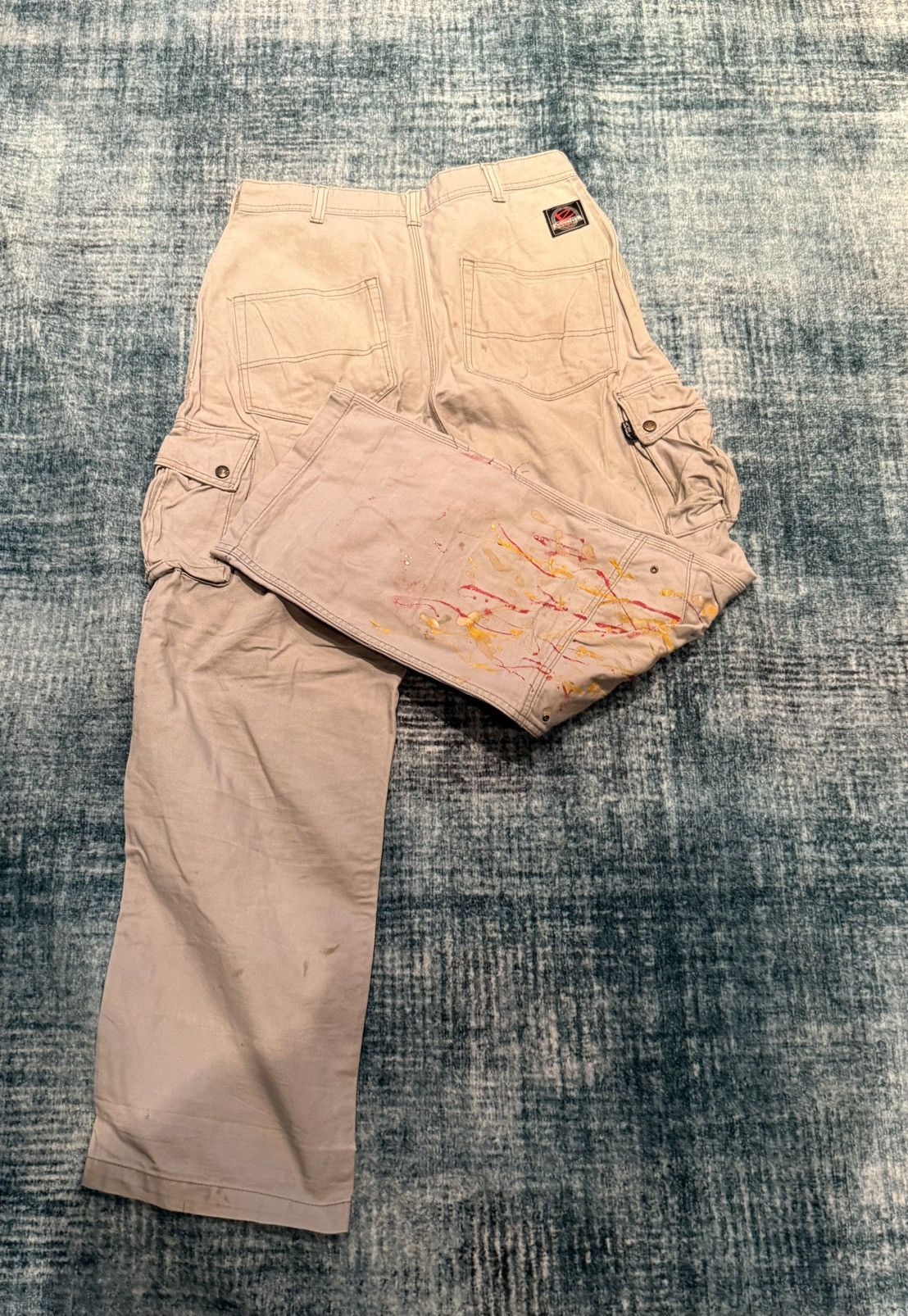 Other Custom Paint-Splatter Cargo Pants Size US 32 / EU 48 - 2 Thumbnail