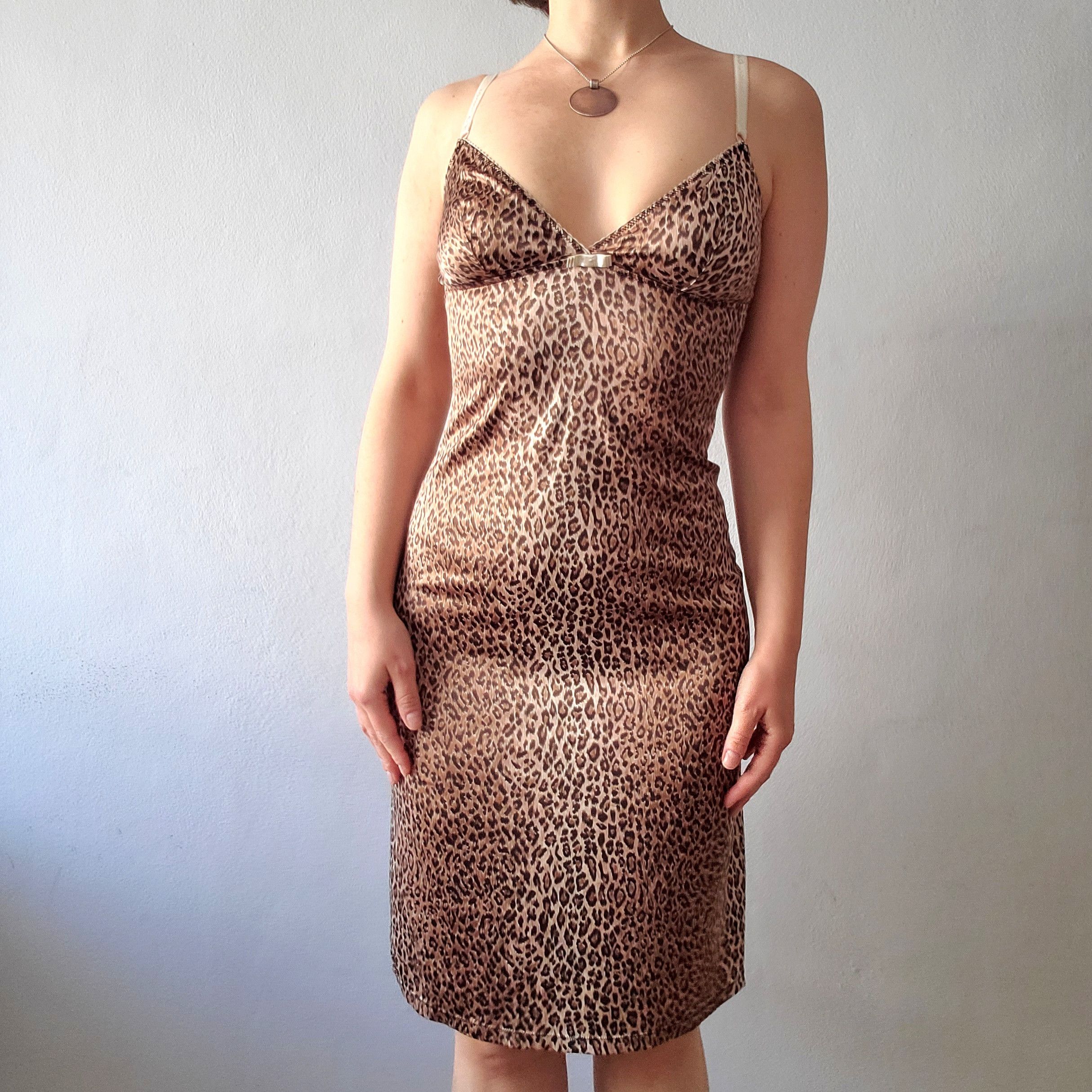 Dolce & Gabbana Dolce & Gabbana vintage y2k animal print lingerie slip dress Size L / US 10 / IT 46 - 12 Thumbnail