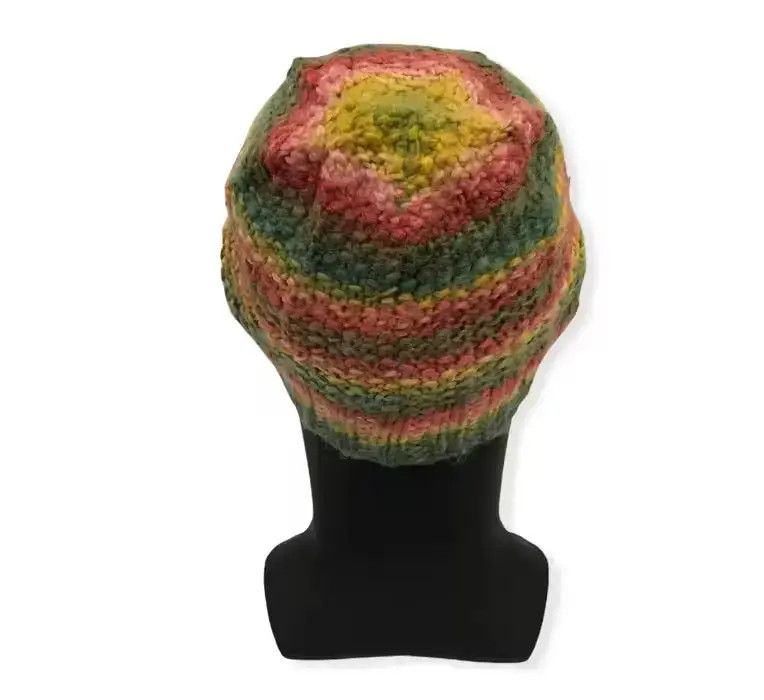 Zara Zara Striped Design Knit Beanie Hat Size ONE SIZE - 5 Thumbnail
