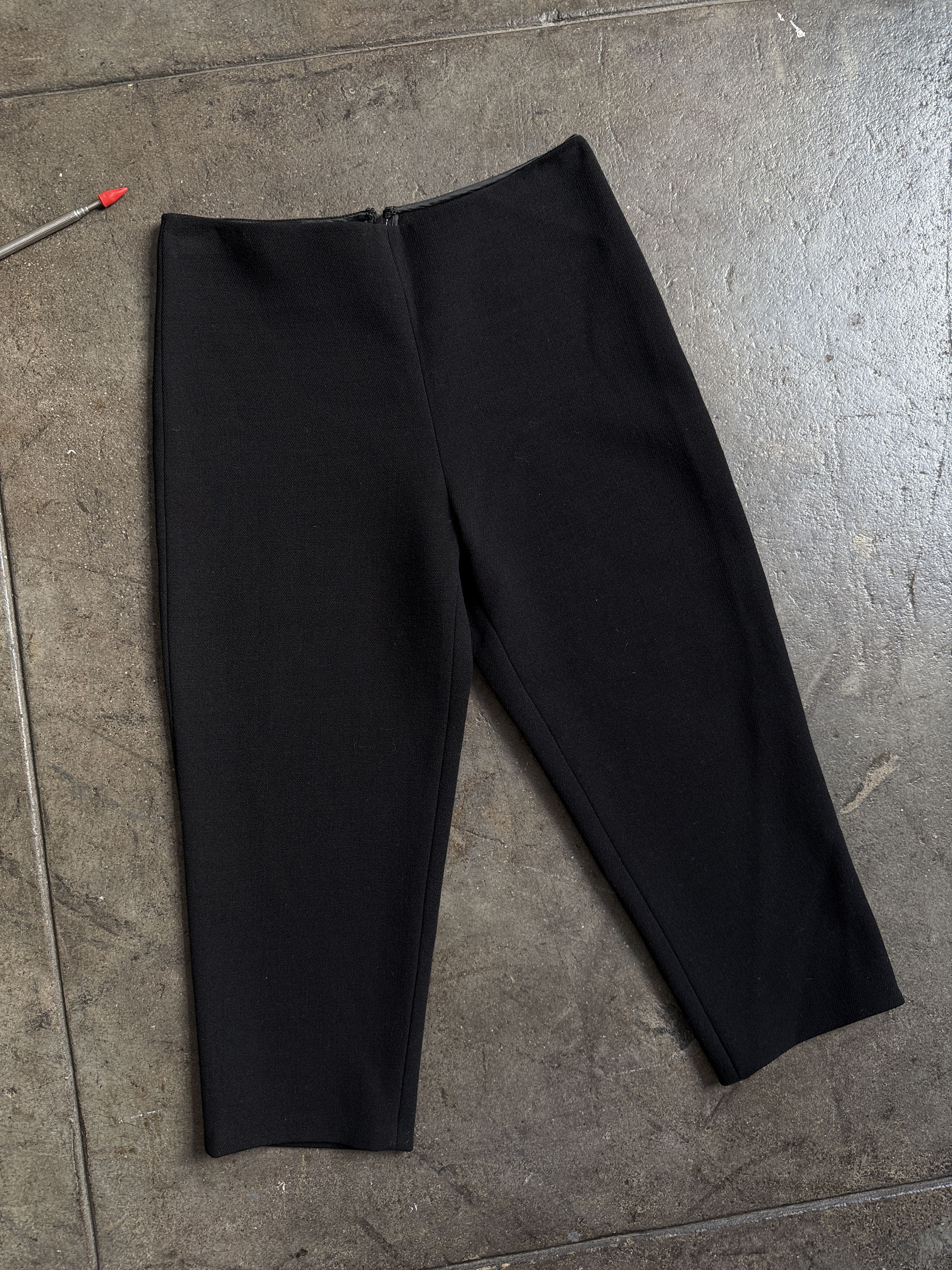 Jean Paul Gaultier Brand New Vintage 2000's Wool Capri Short Pants Size 27" / US 4 / IT 40 - 4 Thumbnail