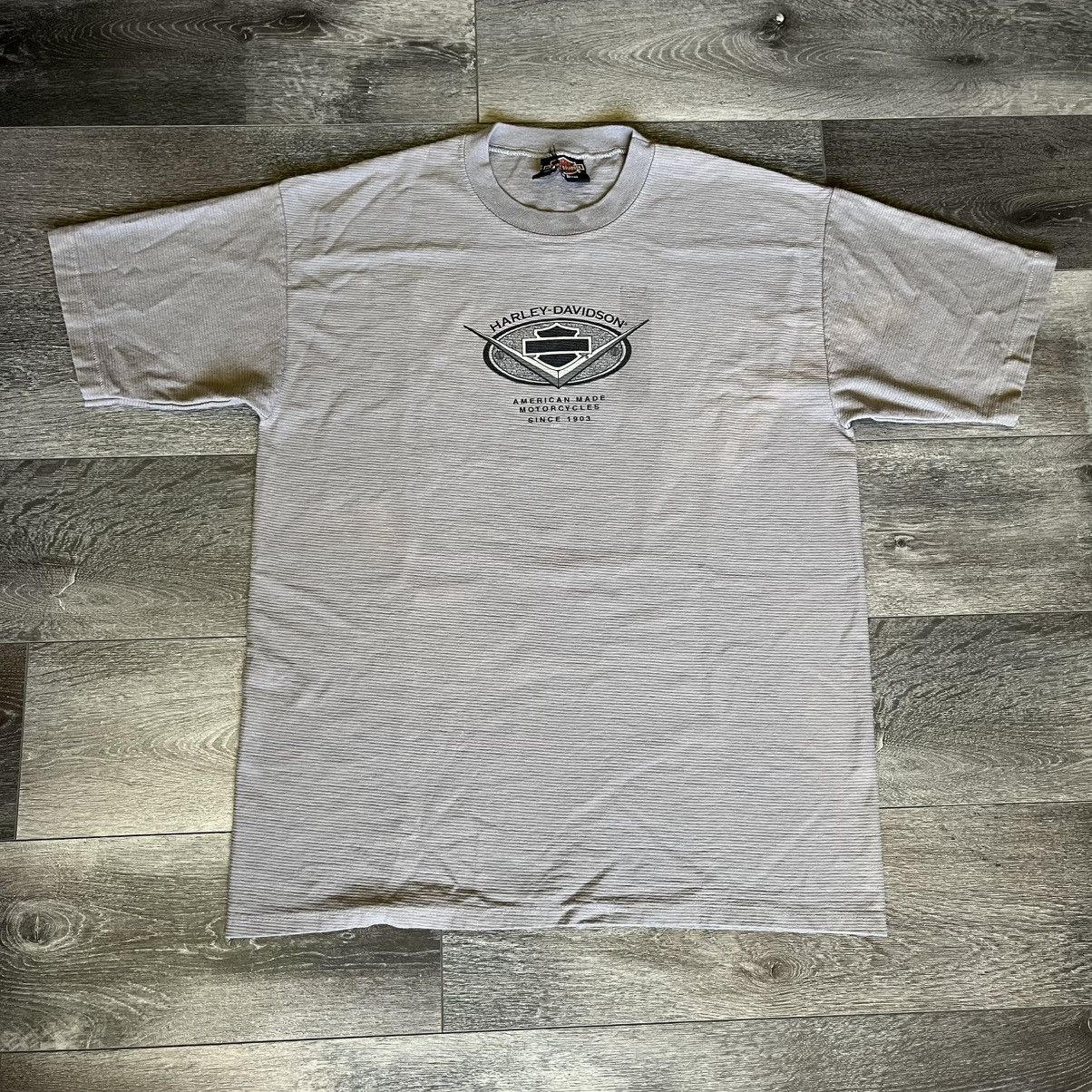 Harley Davidson × Vintage Vintage 1990s Harley Davidson Carolina Coast Motorcycles Tee Size US L / EU 52-54 / 3 - 2 Thumbnail