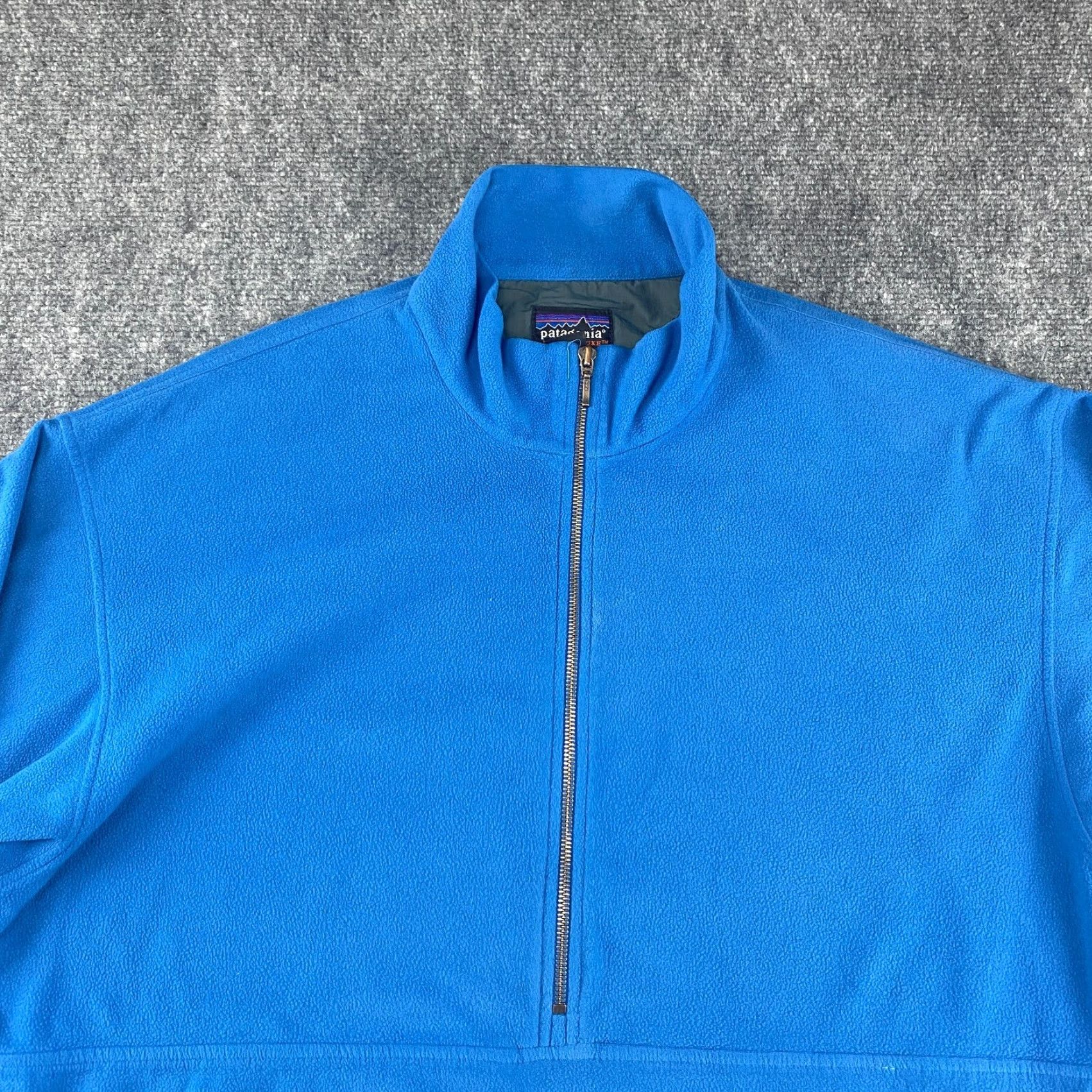 Patagonia **Vintage Patagonia Blue 1/2 Zip Pullover Sweater Mens XL USA** User: **Vintage Patagonia Blue 1/2 Zip Pullover Sweater Mens XL** Size US XL / EU 56 / 4 - 2 Thumbnail