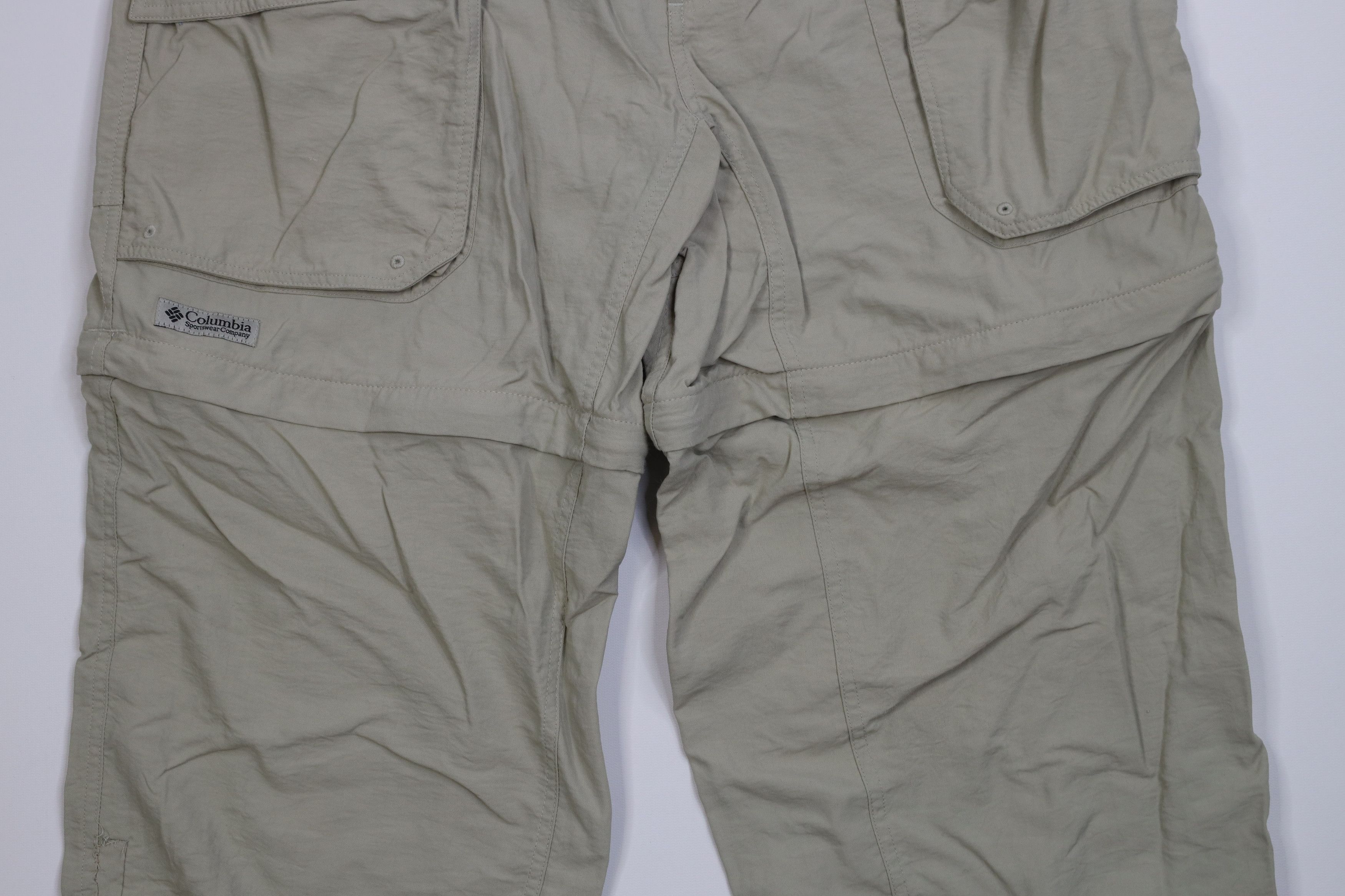 Columbia Vintage 90s Y2K Columbia Convertible Wide Leg Cargo Pants Size US 38 / EU 54 - 3 Thumbnail