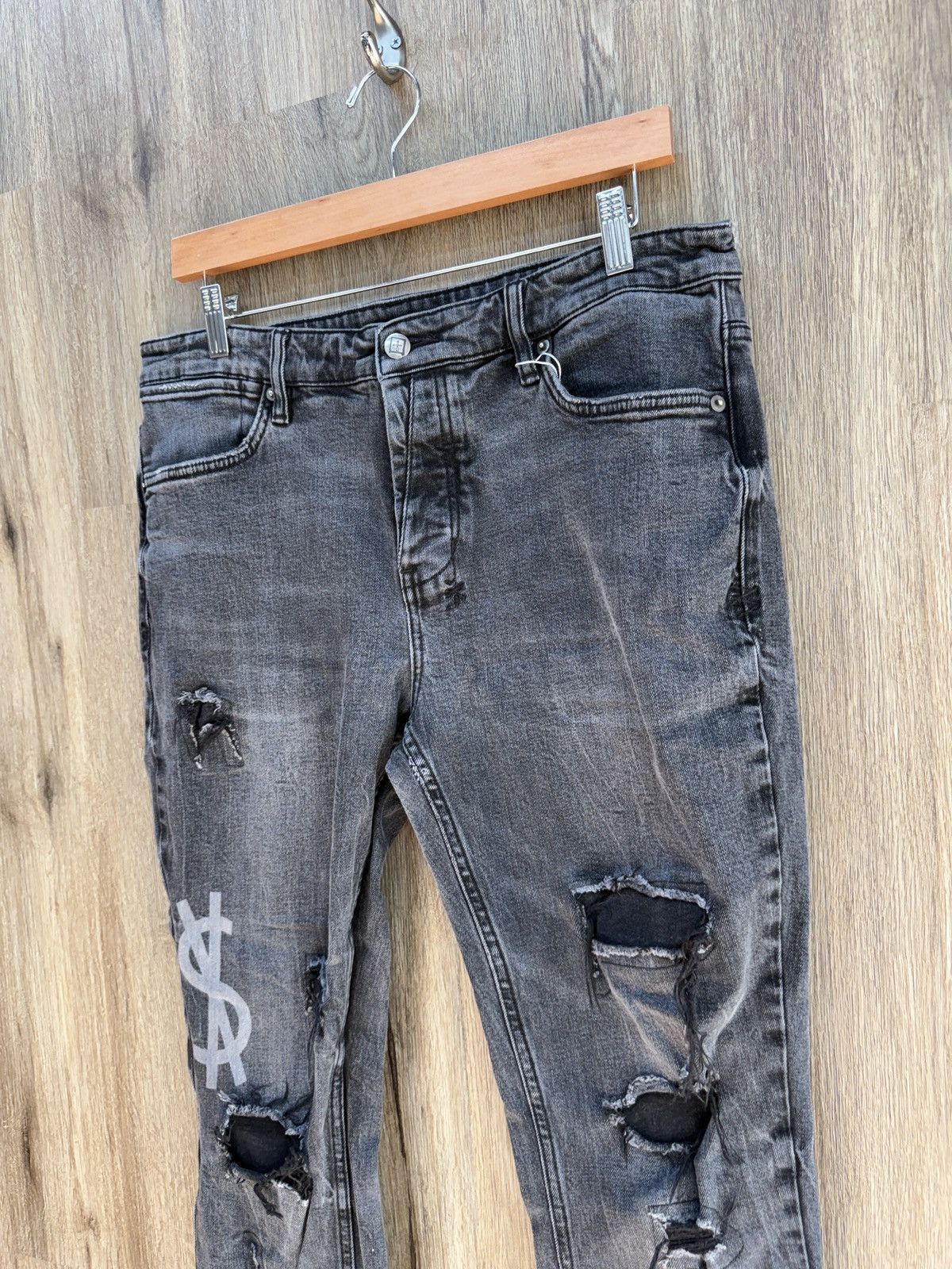 Ksubi Ksubi Grey Denim Jeans Size US 36 / EU 52 - 4 Thumbnail
