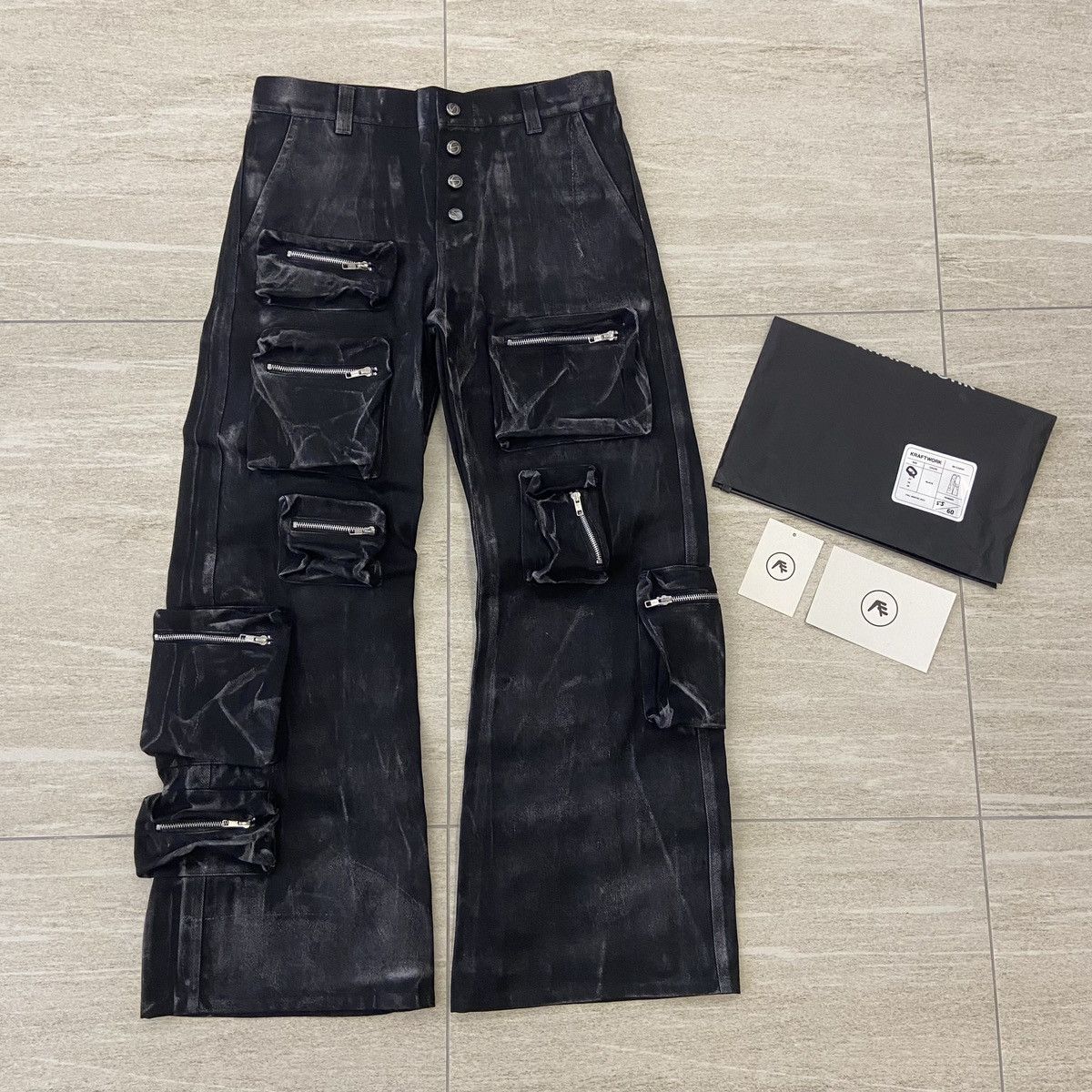 Japanese Brand Kraftwork BK Cargo Pants Size US 30 / EU 46 - 3 Thumbnail