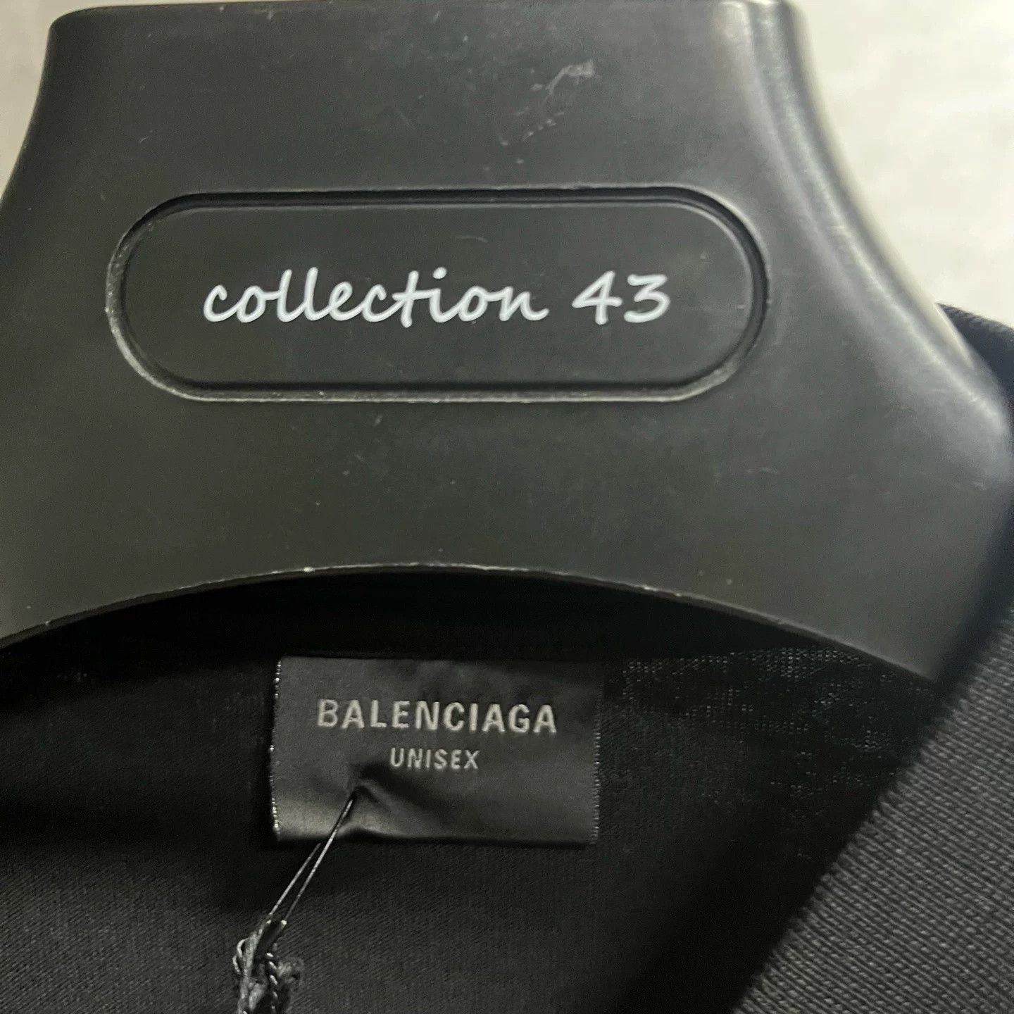 Balenciaga Balenciaga Black Abstract Logo T-Shirt Size US S / EU 44-46 / 1 - 2 Thumbnail