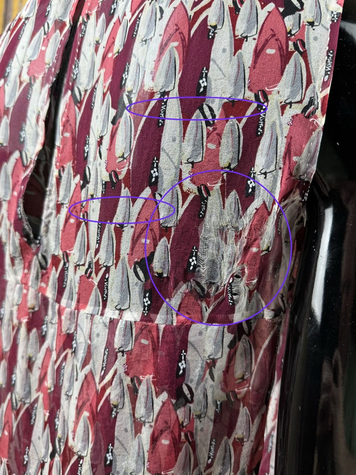 Louis Vuitton Louis Vuitton Silk Sleeveless Blouse Multicolour Size 36 FR Size XS / US 0-2 / IT 36-38 - 14 Thumbnail