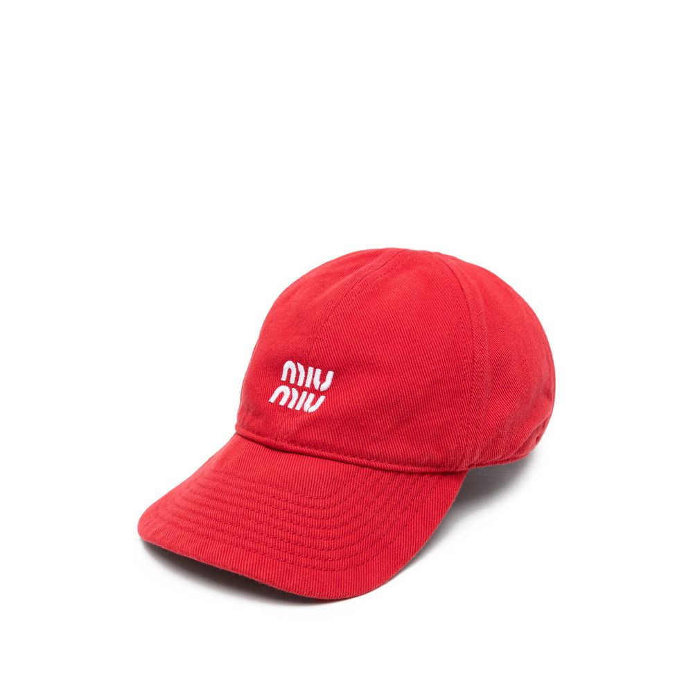Miu Miu Miu Miu RED Hats Size ONE SIZE - 1 Thumbnail