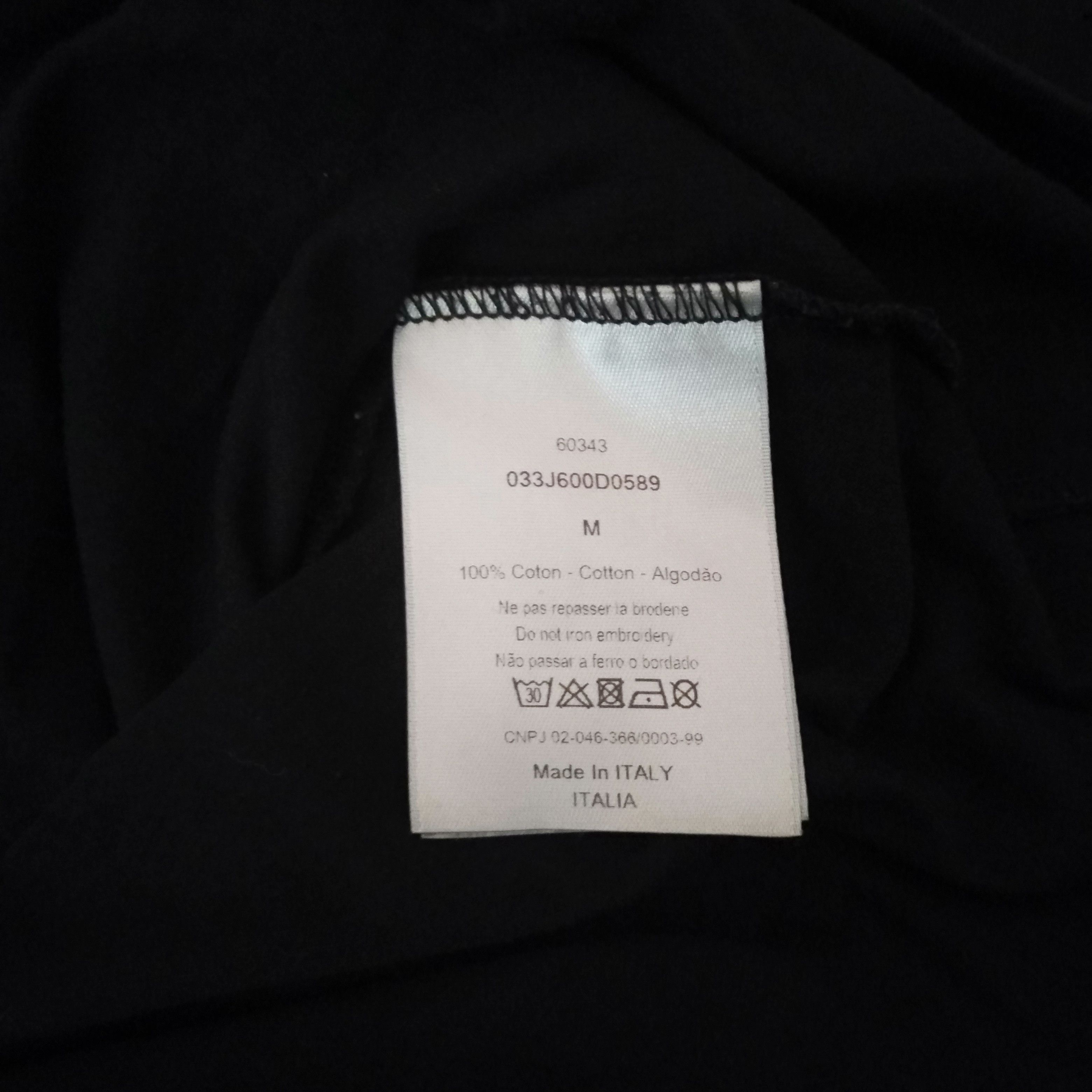Dior × Stussy Dior Homme Graffiti Shawn Stussy Logo Black Tee Size US M / EU 48-50 / 2 - 4 Thumbnail