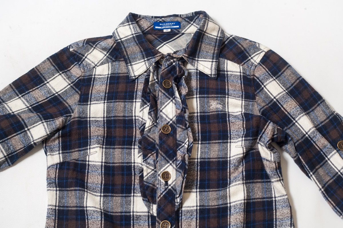 Burberry Burberry Blue Label Short Sleeve Check Dress Size XS / US 0-2 / IT 36-38 - 2 Thumbnail