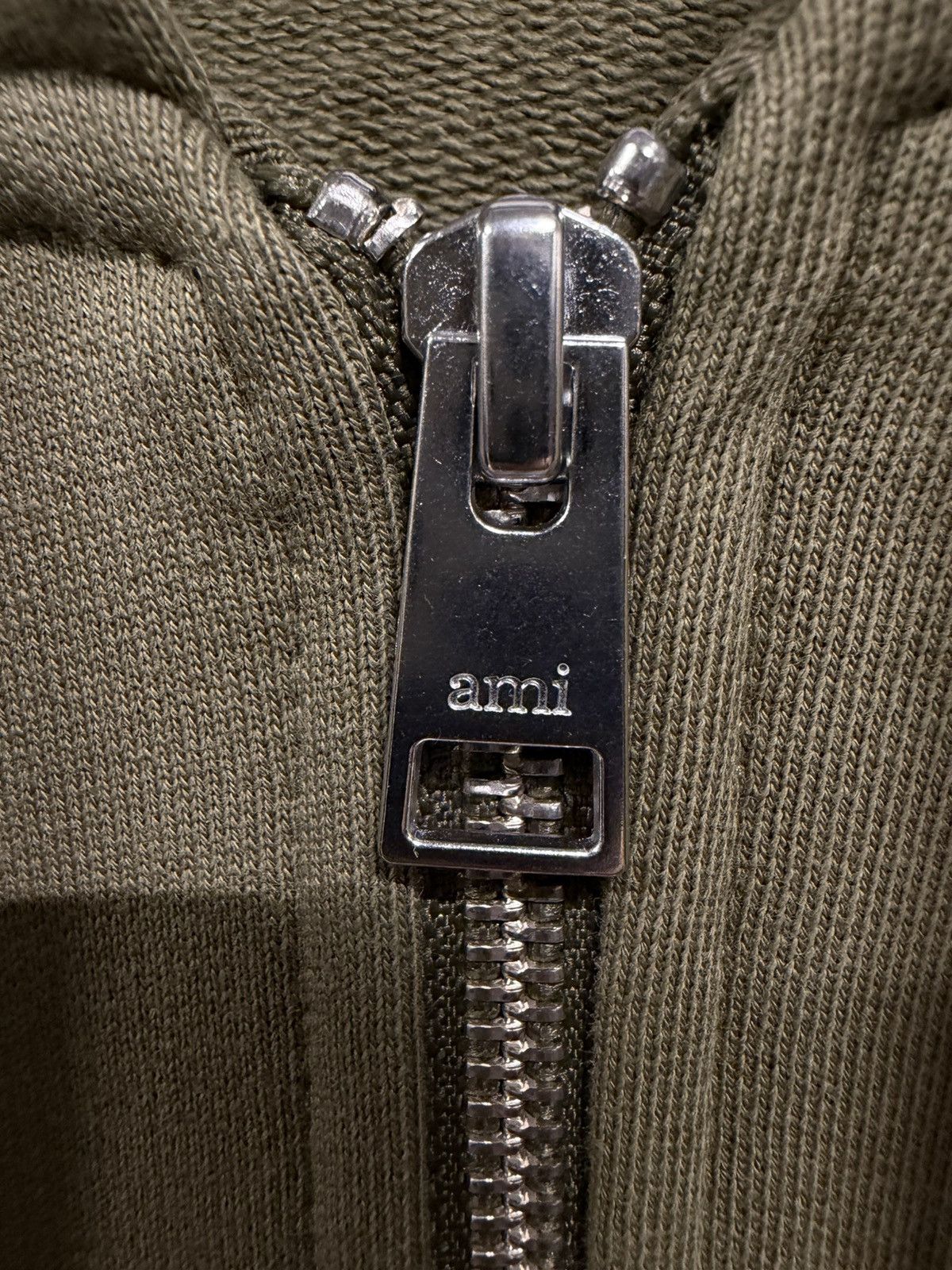 AMI Ami Paris Zip Logo Hoodie NEW Size US L / EU 52-54 / 3 - 3 Thumbnail