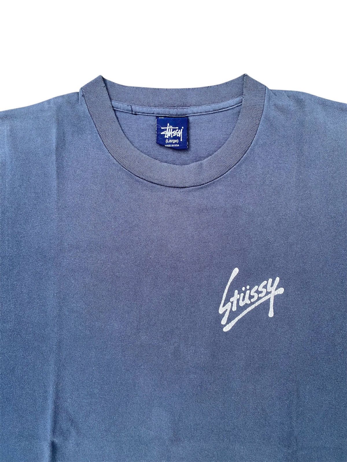 Stussy × Vintage 2000s Vintage Mega Stussy Tee Size US L / EU 52-54 / 3 - 2 Thumbnail