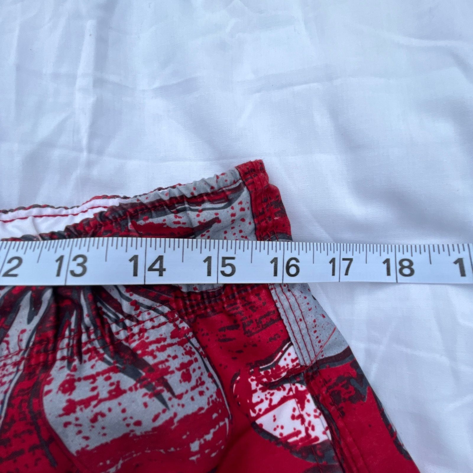 Aeropostale Aeropostale Swim Trunks Mens Small Red White Floral Size US 32 / EU 48 - 6 Thumbnail
