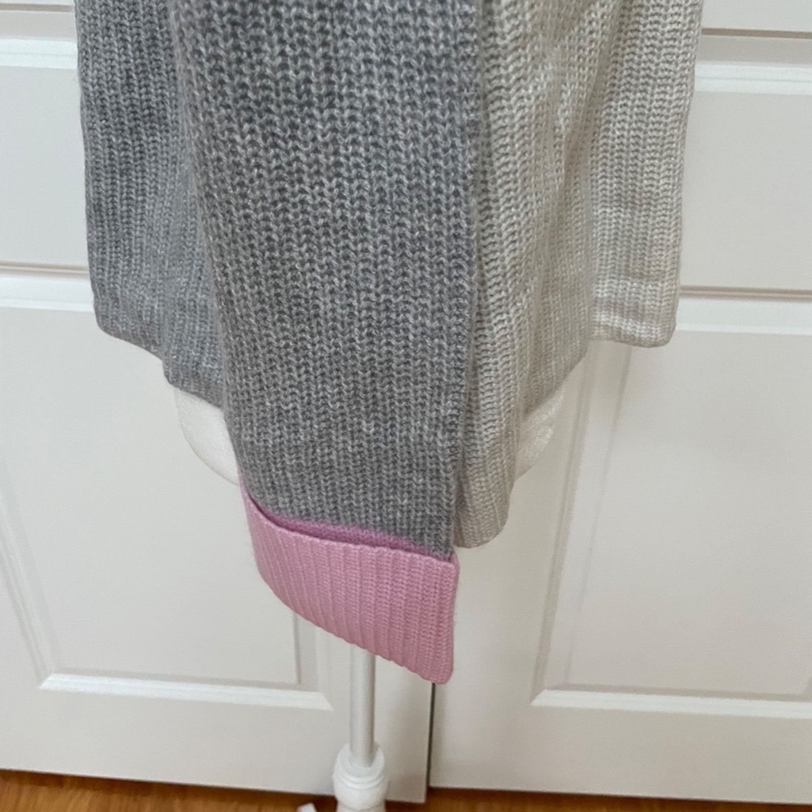 Autumn Cashmere Boxy Color Block Shaker Crew in Sweater from Autumn Cashmere Size XL / US 12-14 / IT 48-50 - 5 Thumbnail