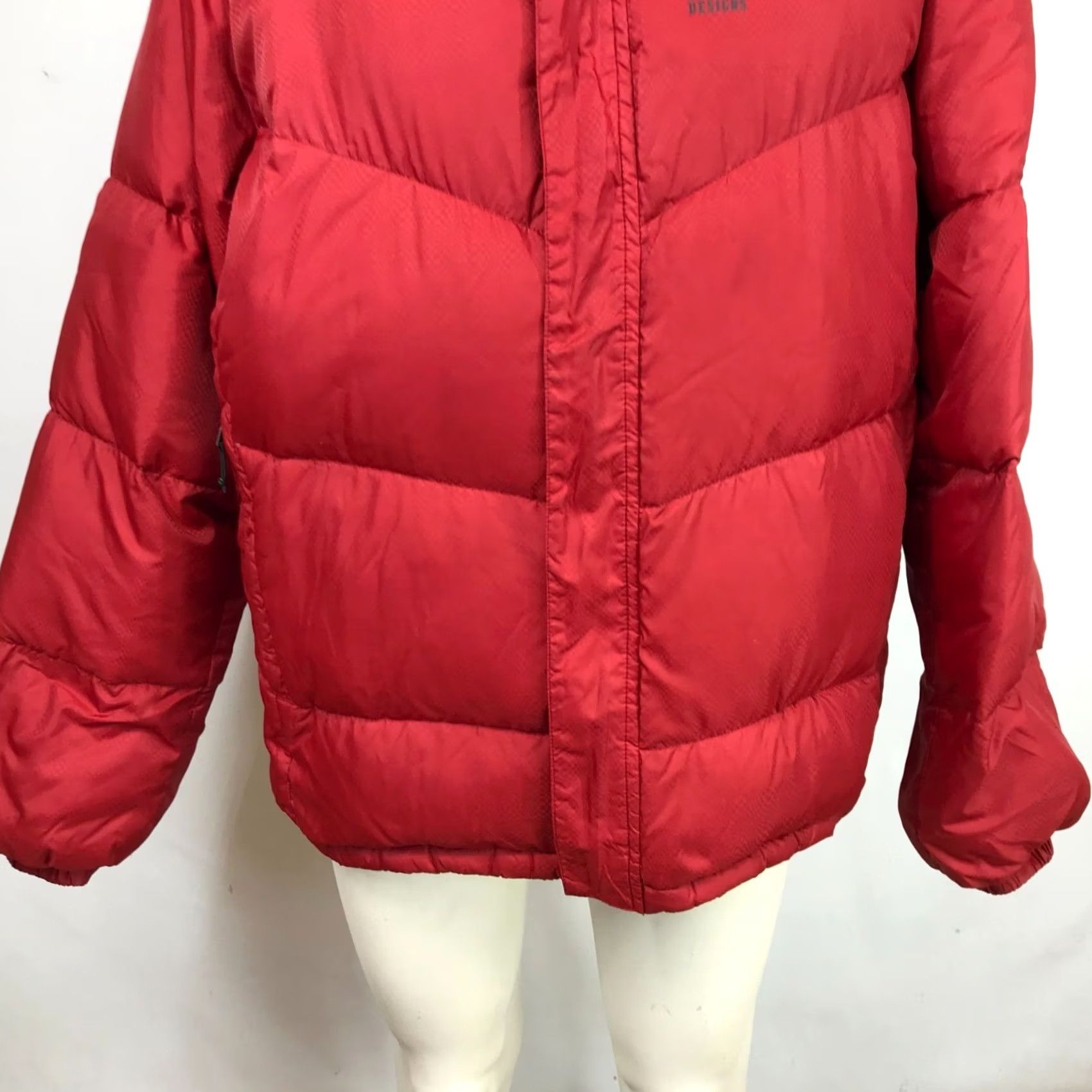 Sierra Designs VINTAGE SIERRA DESIGN Mens XL RED DOWN FILLED FULL ZIP PUFFER JACKET COAT Size US XL / EU 56 / 4 - 3 Thumbnail