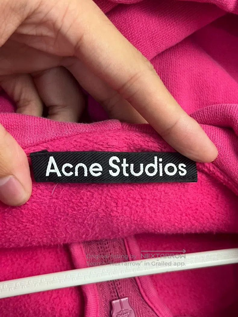 Acne Studios Acne Studios Solid color hooded long-sleeve cotton sweater Size XXS / US 00 / IT 34 - 3 Thumbnail