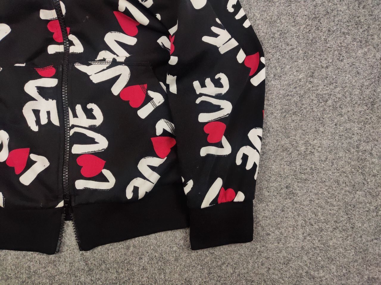Moschino Love Moschino Authentic Multi Logo Oversized Zip Hoodie Size US S / EU 44-46 / 1 - 10 Thumbnail